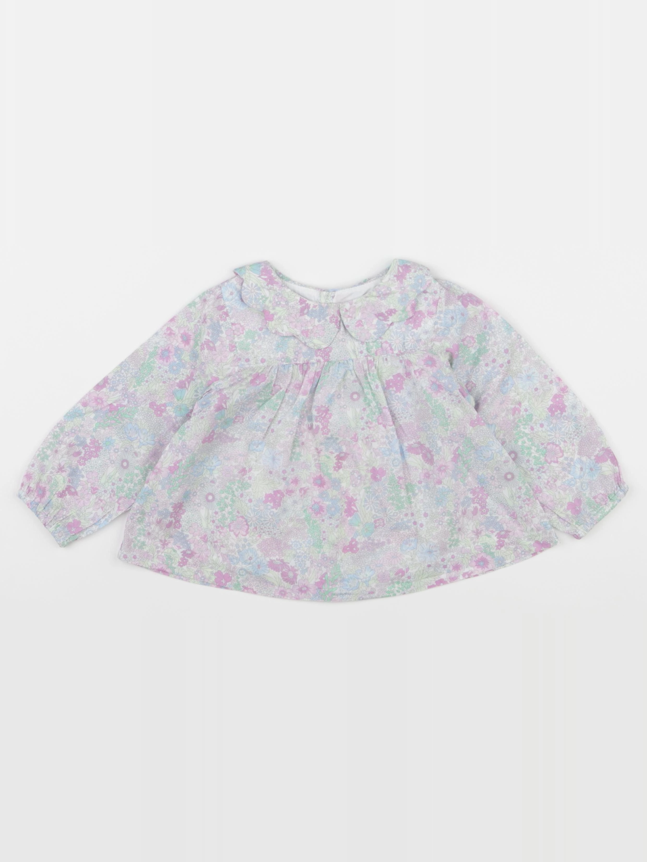 Jacadi - blouse liberty multicolore - 18 mois