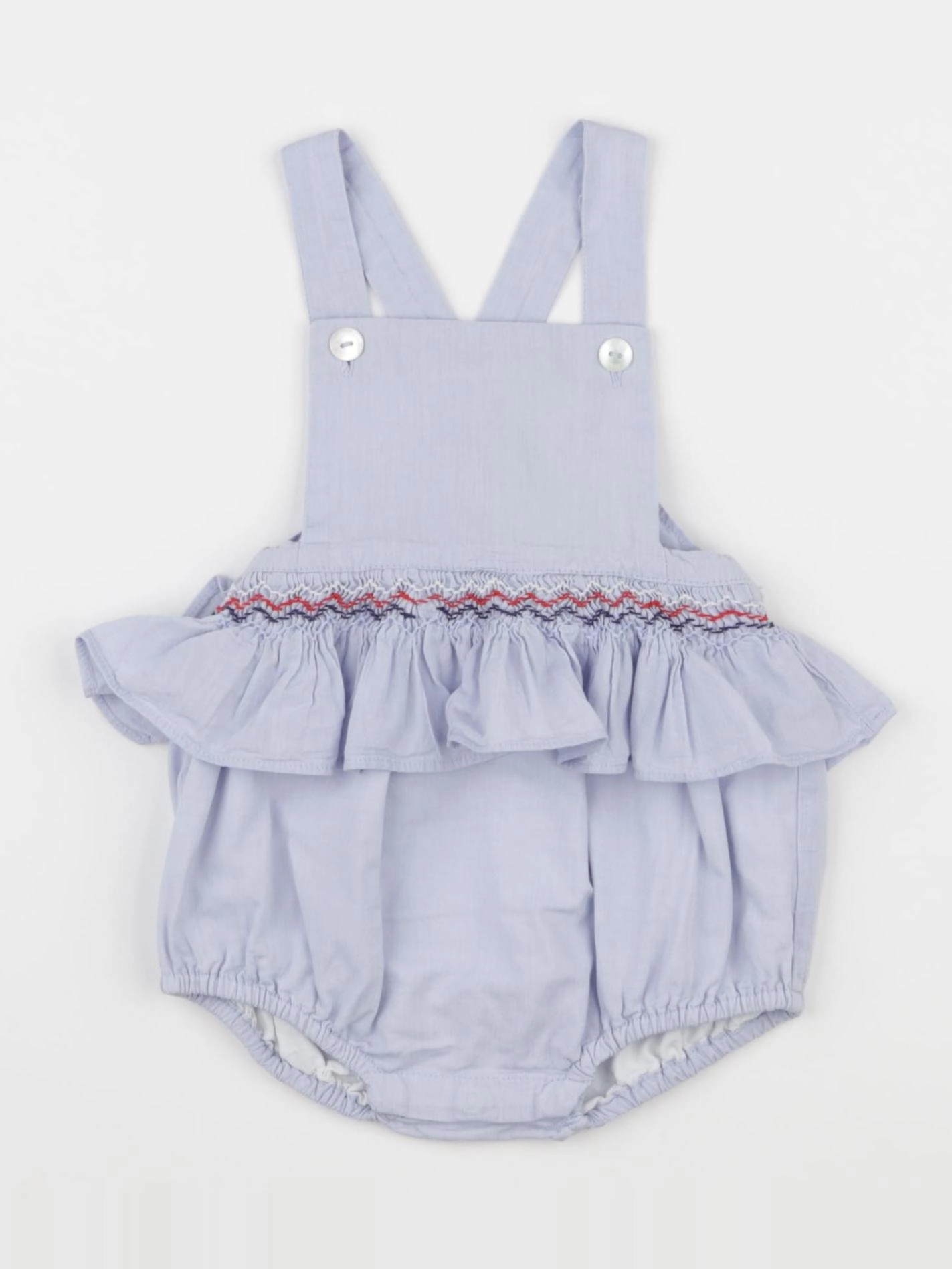 Jacadi - salopette bleu - 6 mois