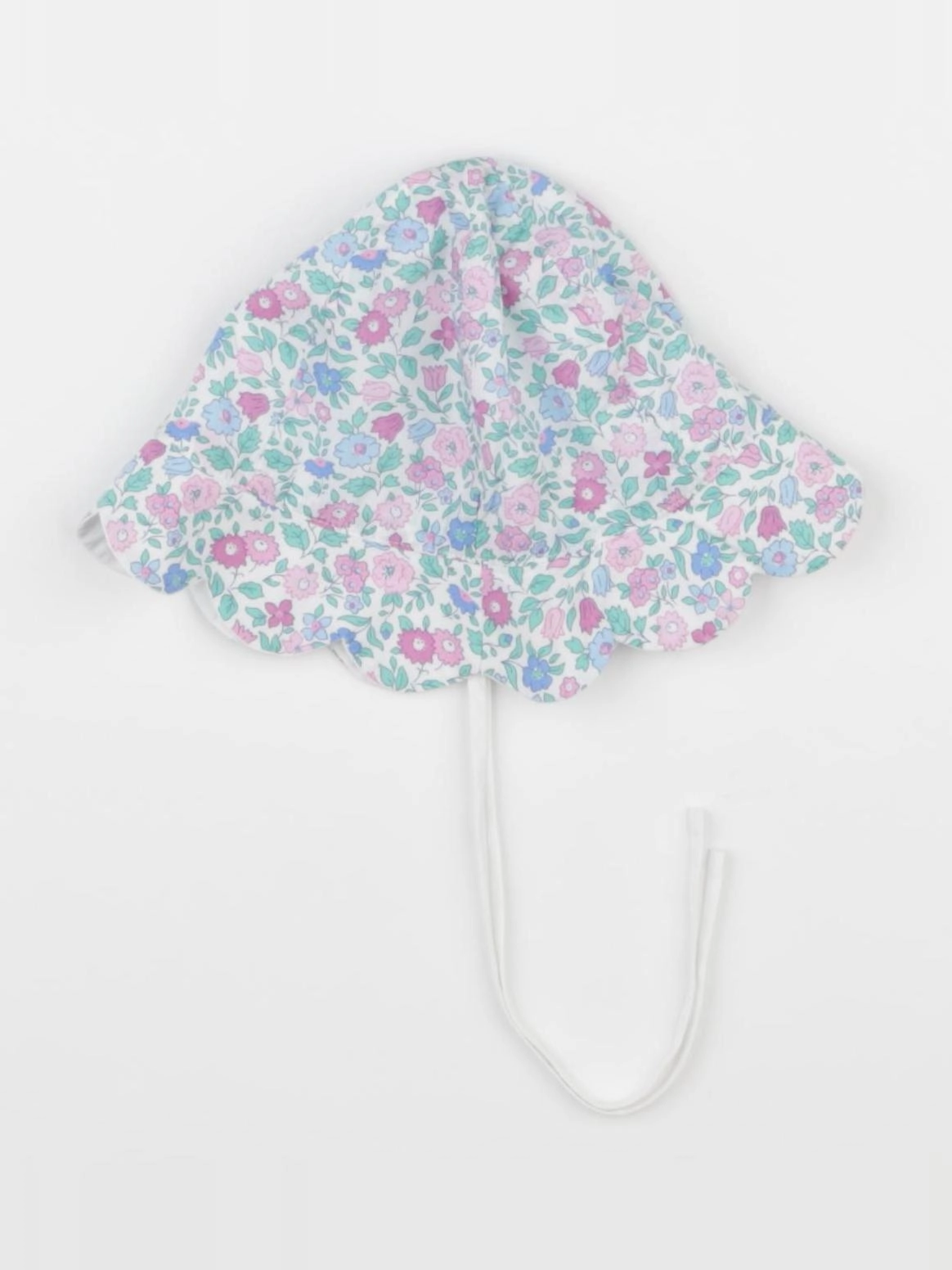 Jacadi - chapeau liberty bleu - 4/6 mois