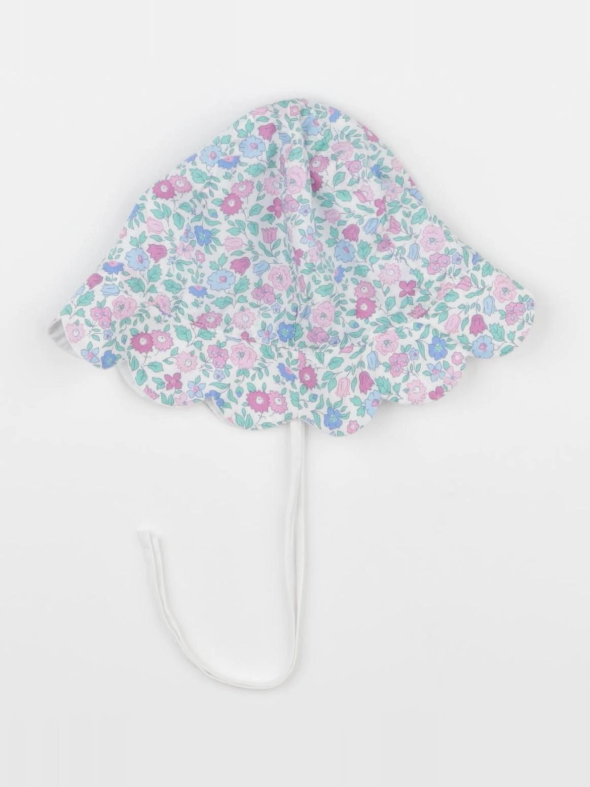Jacadi - chapeau liberty bleu - 4/6 mois