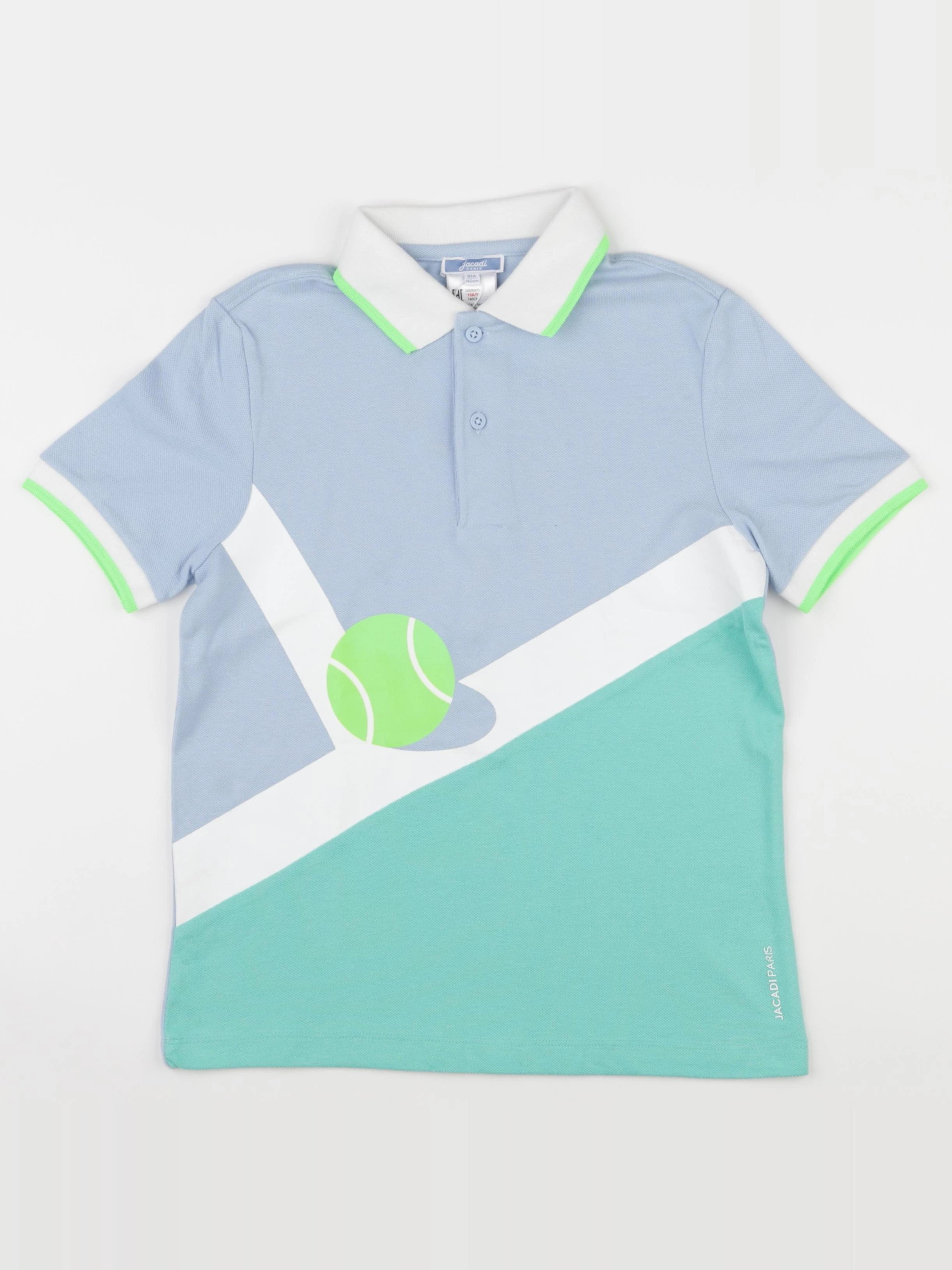 Jacadi - polo bleu - 10 ans