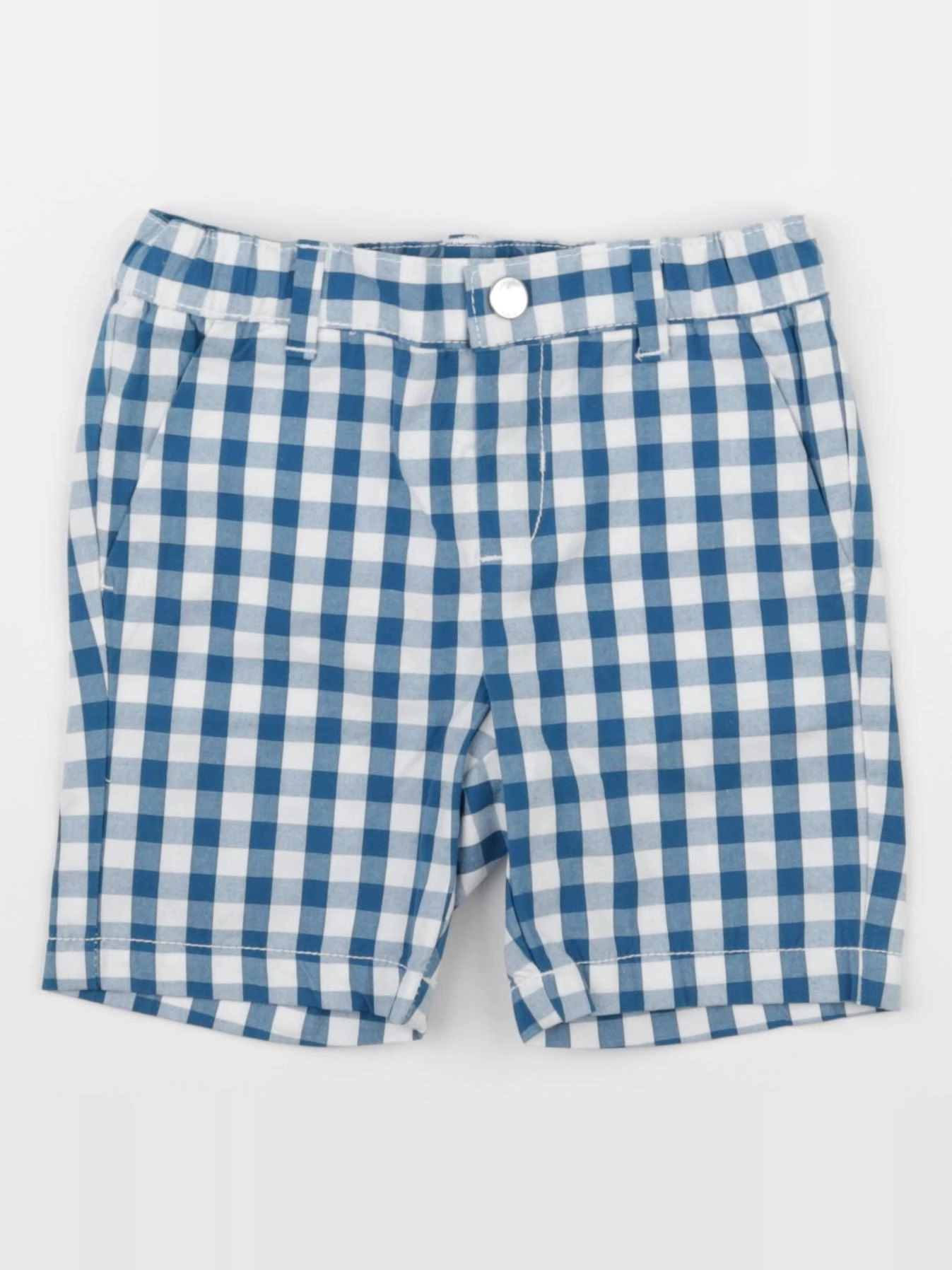Jacadi - short blanc, bleu - 18 mois