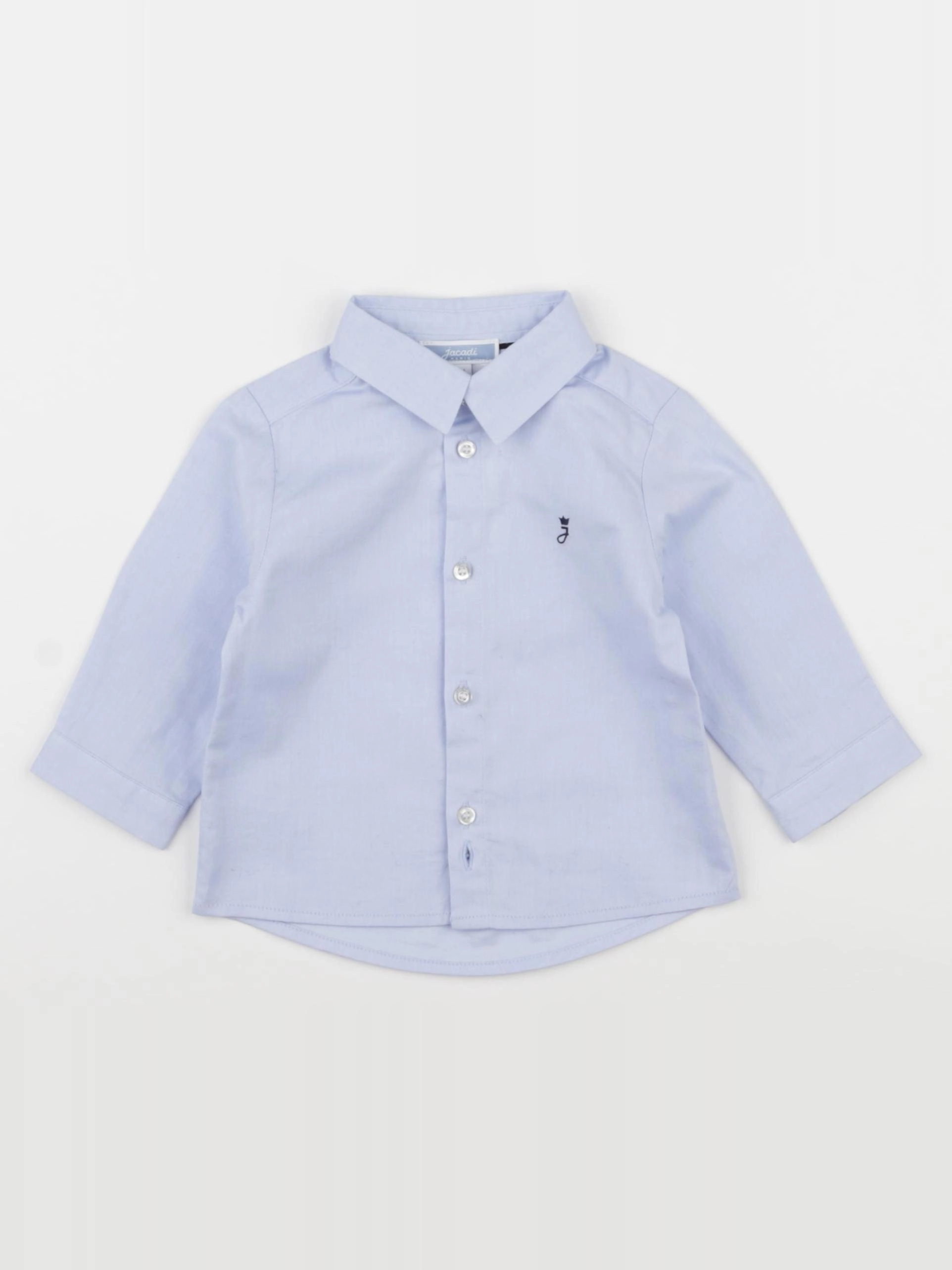 Jacadi - chemise bleu - 6 mois