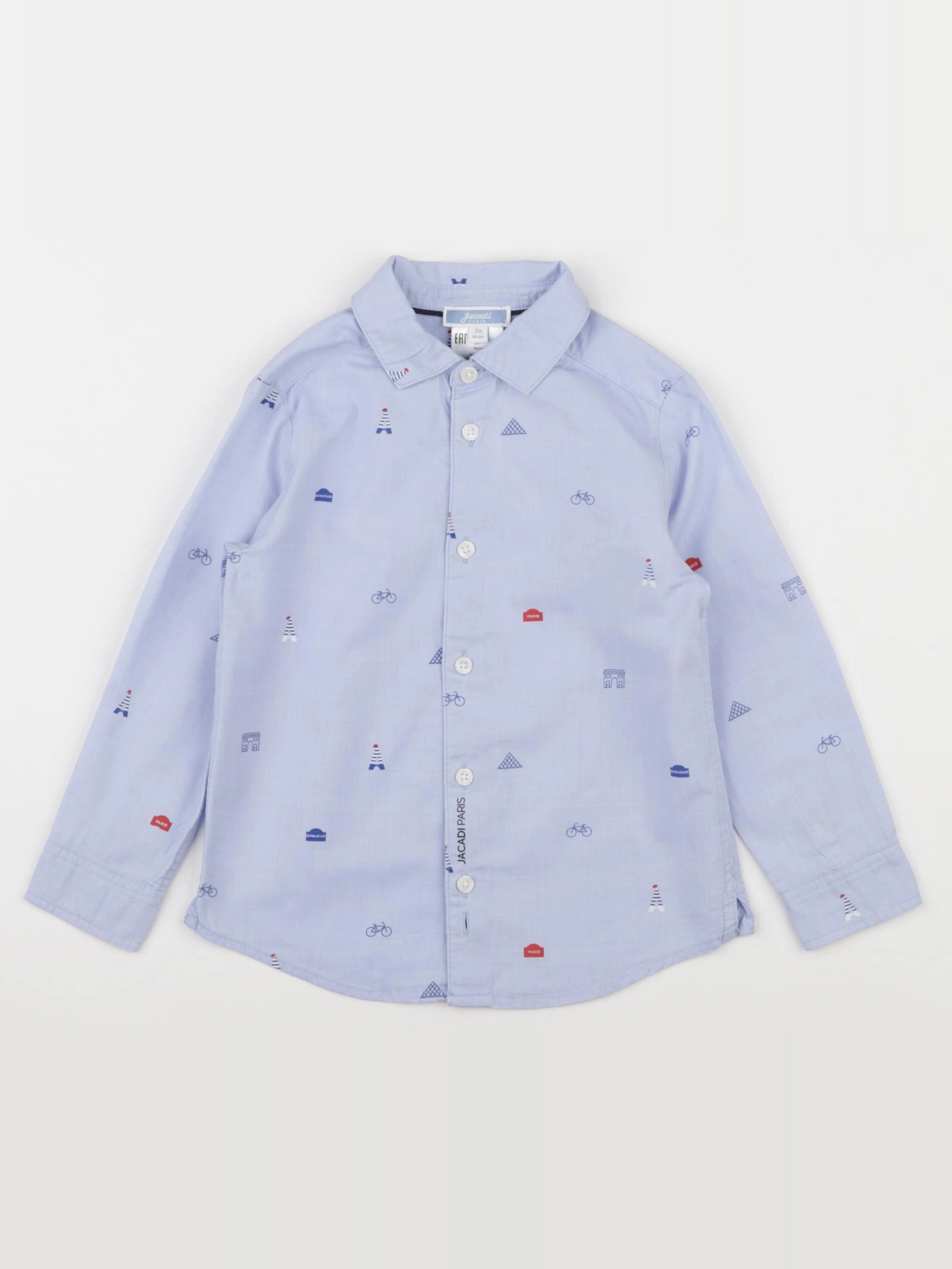 Jacadi - chemise bleu - 3 ans
