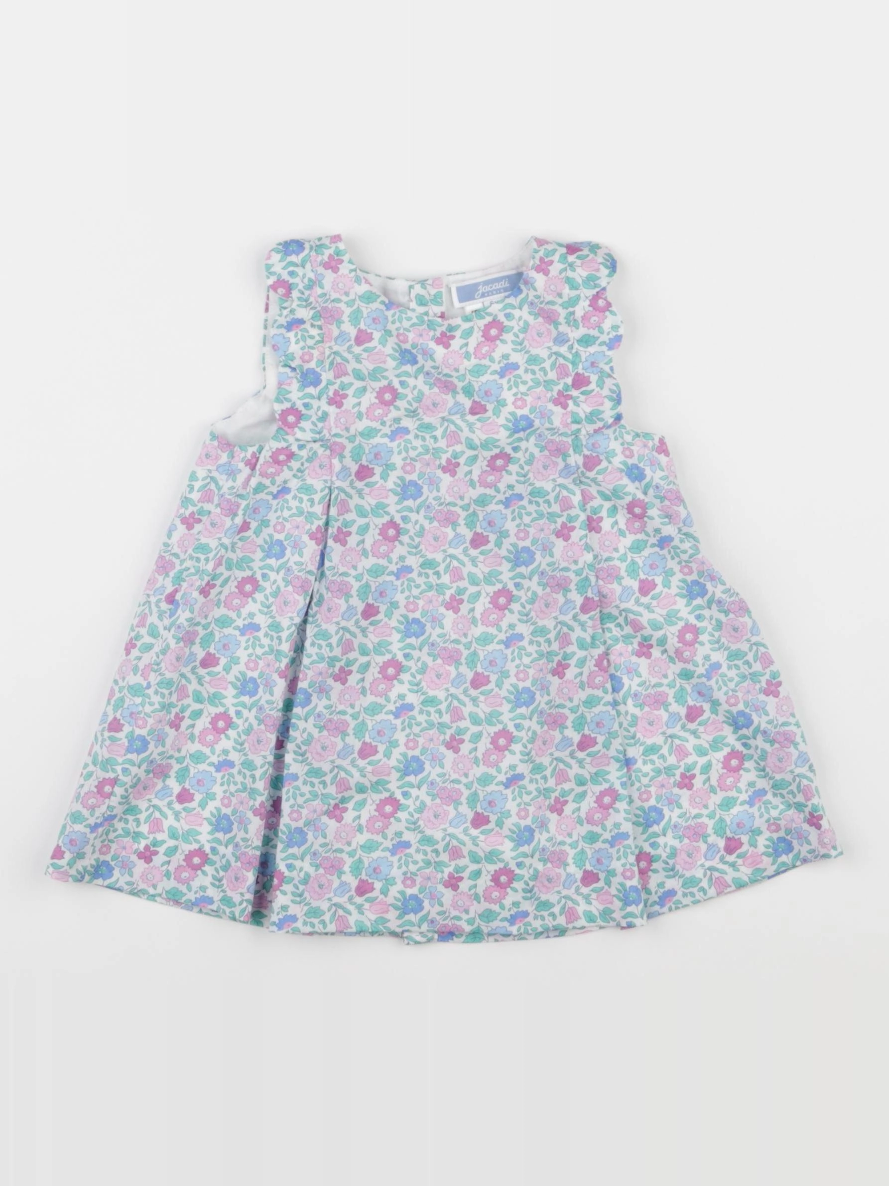 Jacadi - robe liberty multicolore - 6 mois