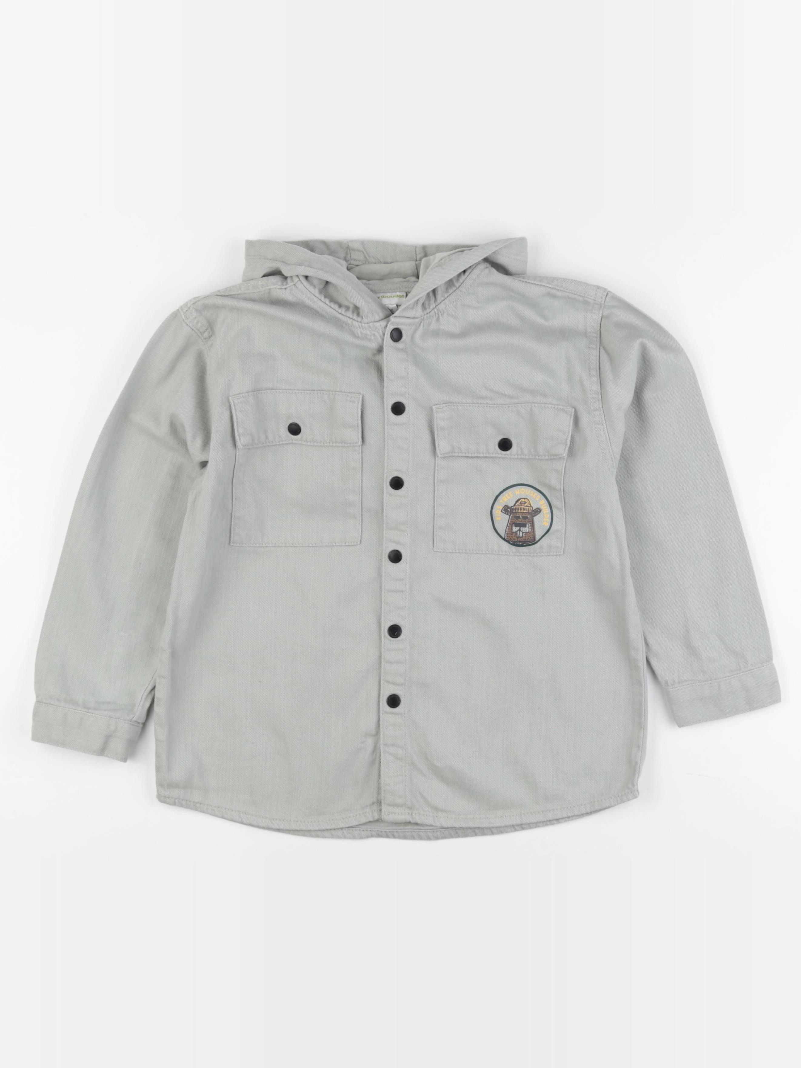 Vertbaudet - chemise vert - 10 ans
