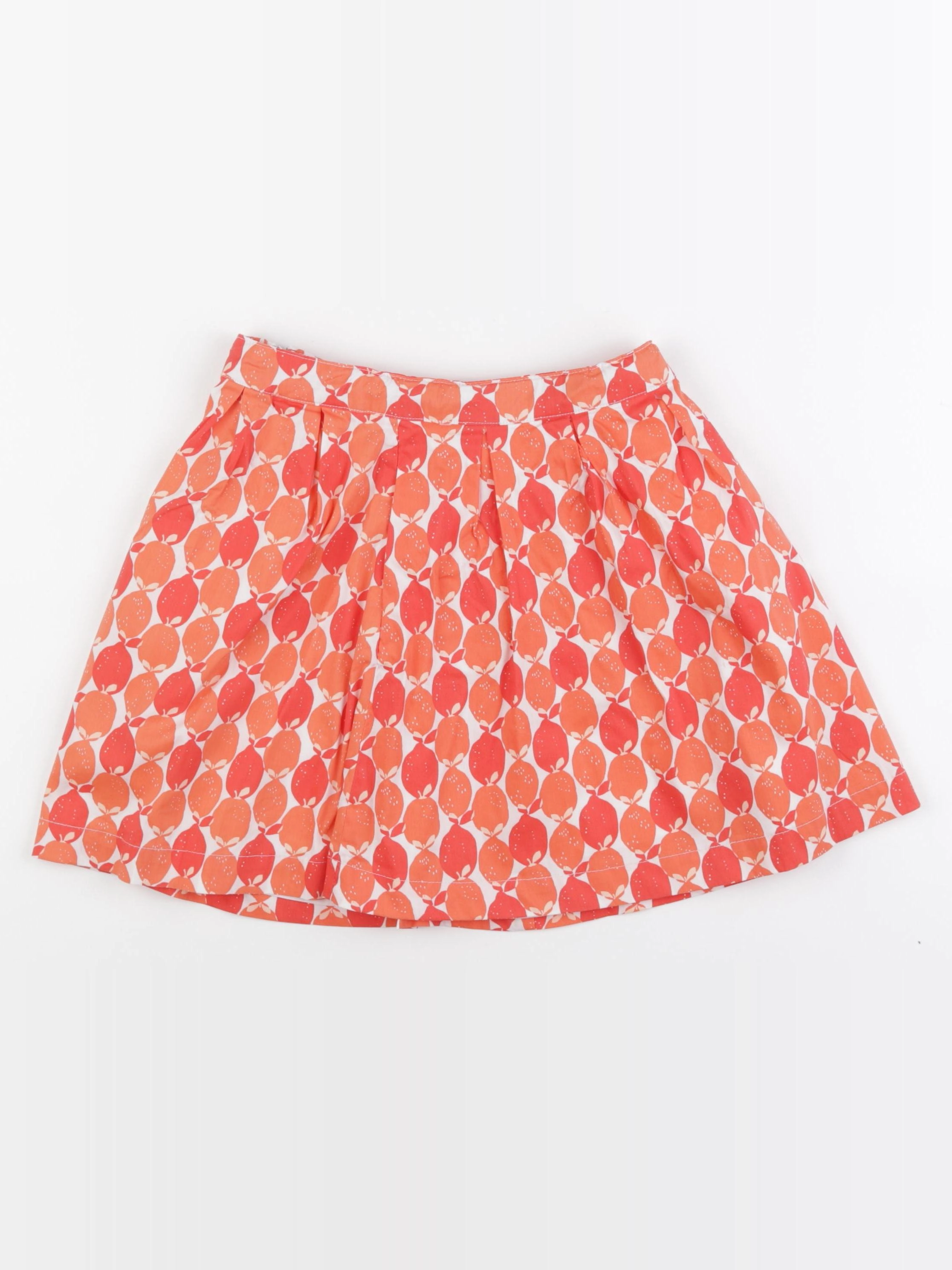 Okaidi - jupe orange - 8 ans