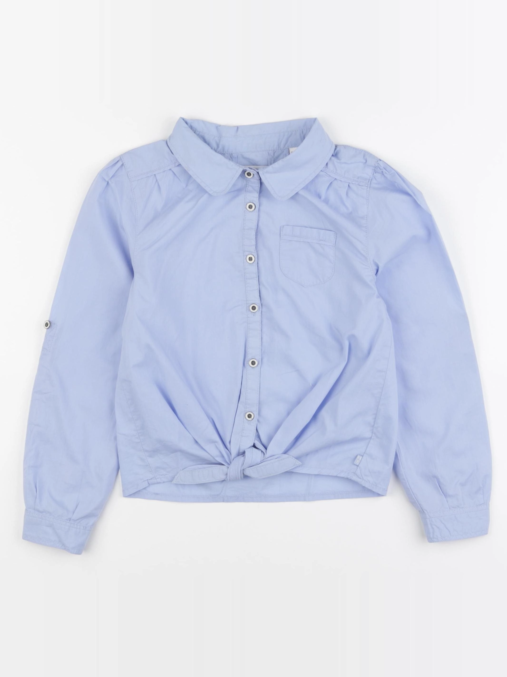 Okaidi - blouse bleu - 8 ans