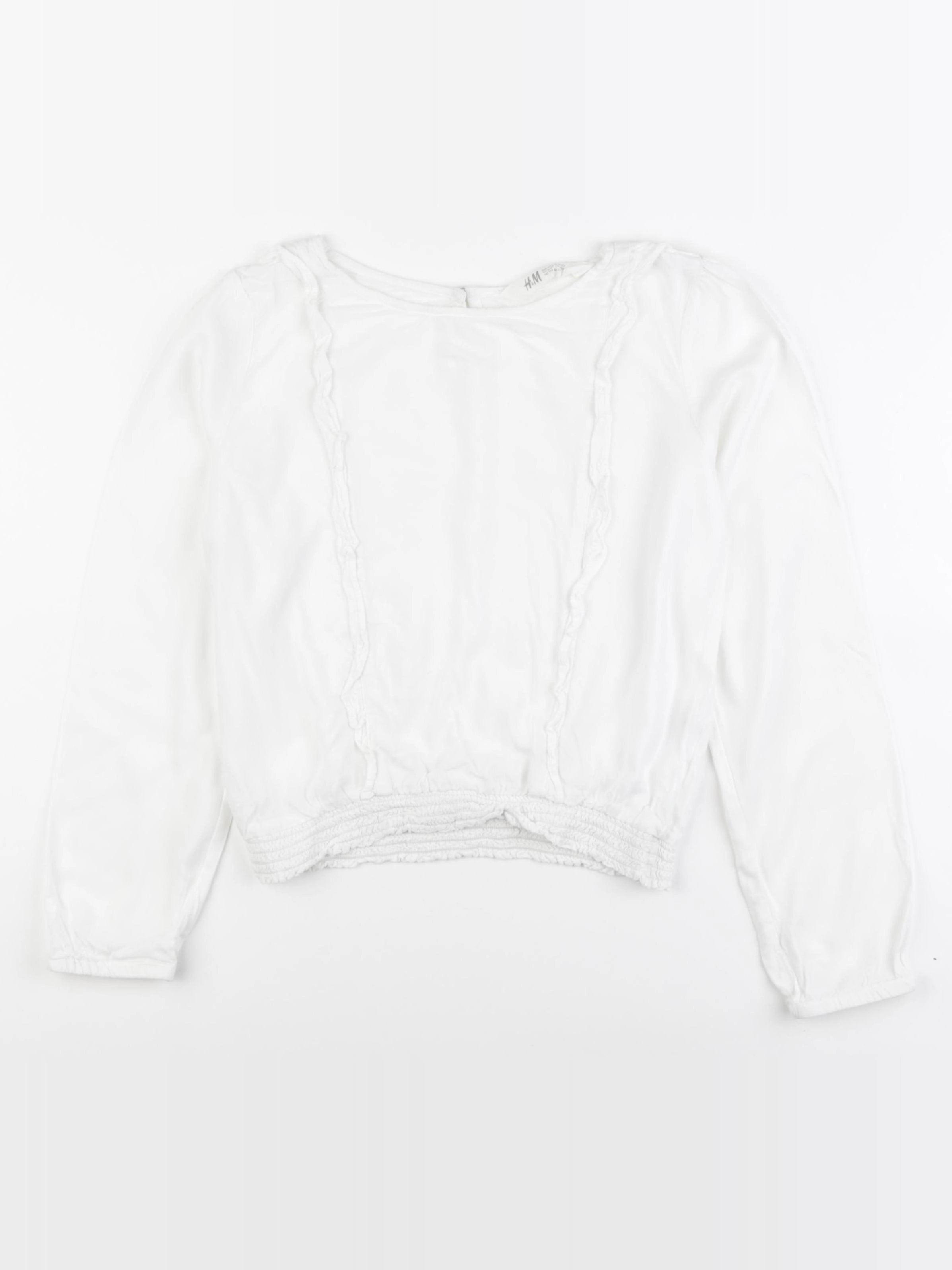 H&M - blouse blanc - 11/12 ans