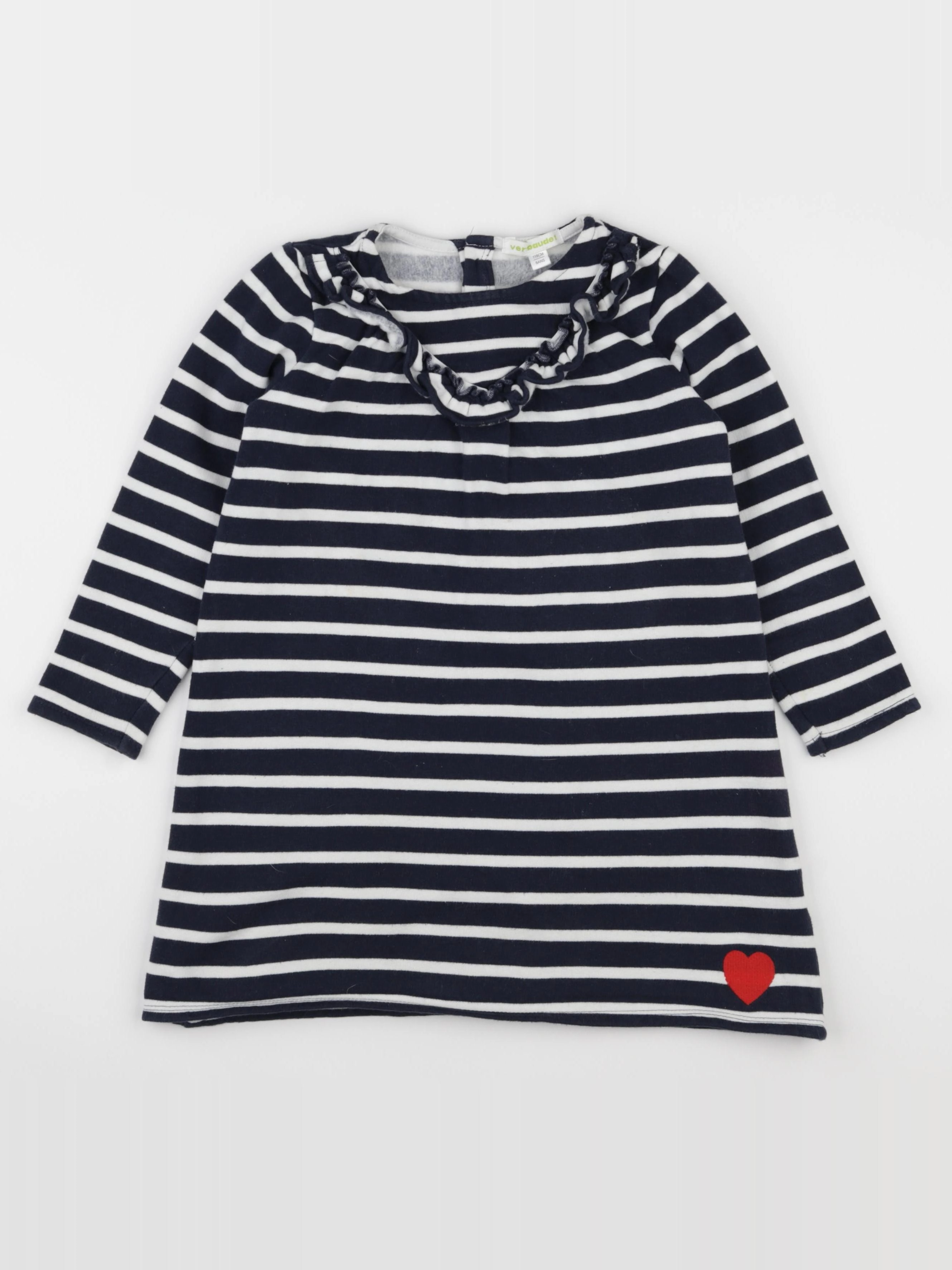 Vertbaudet - robe bleu - 6 ans