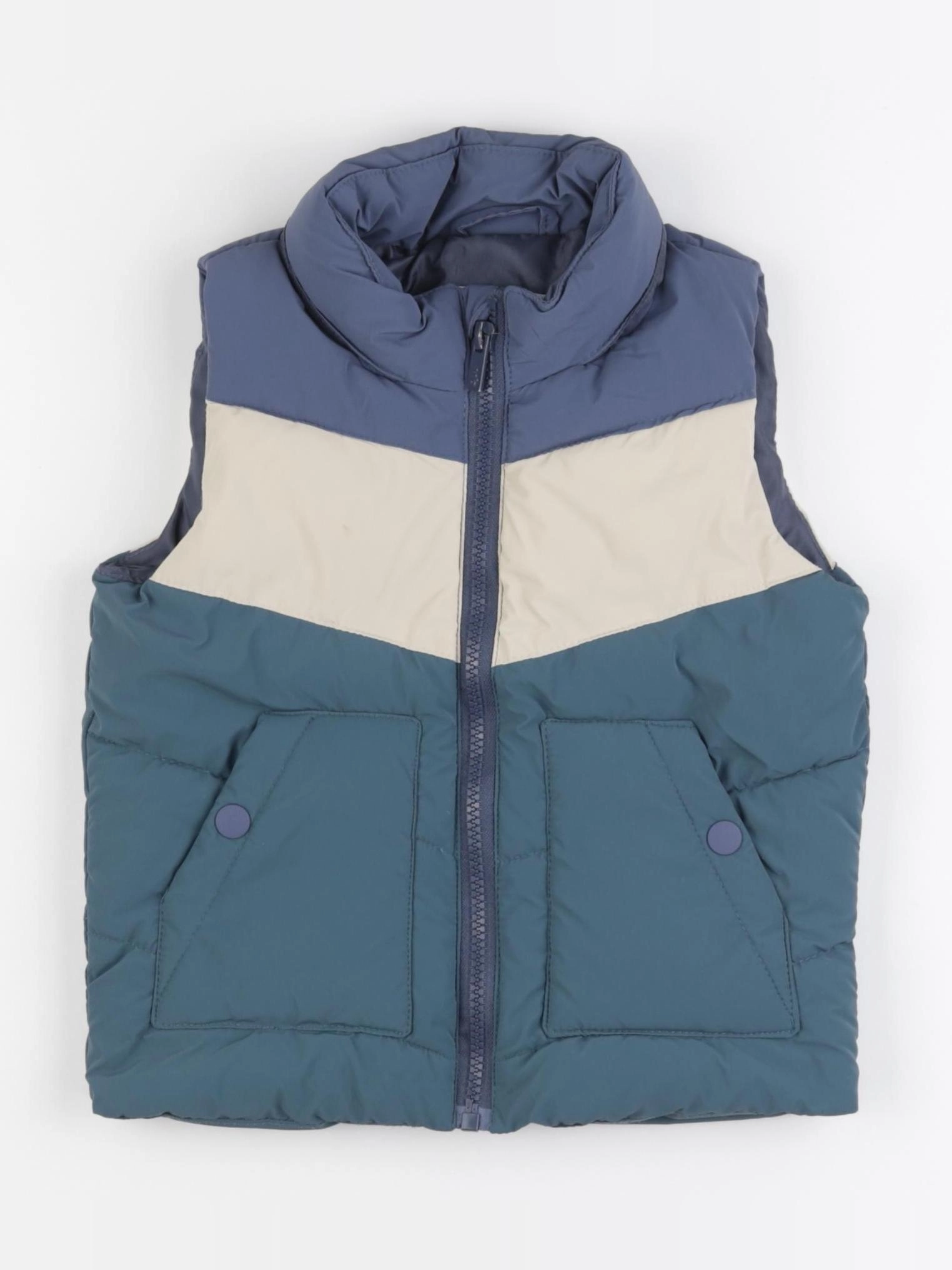 Vertbaudet - doudoune bleu - 3 ans