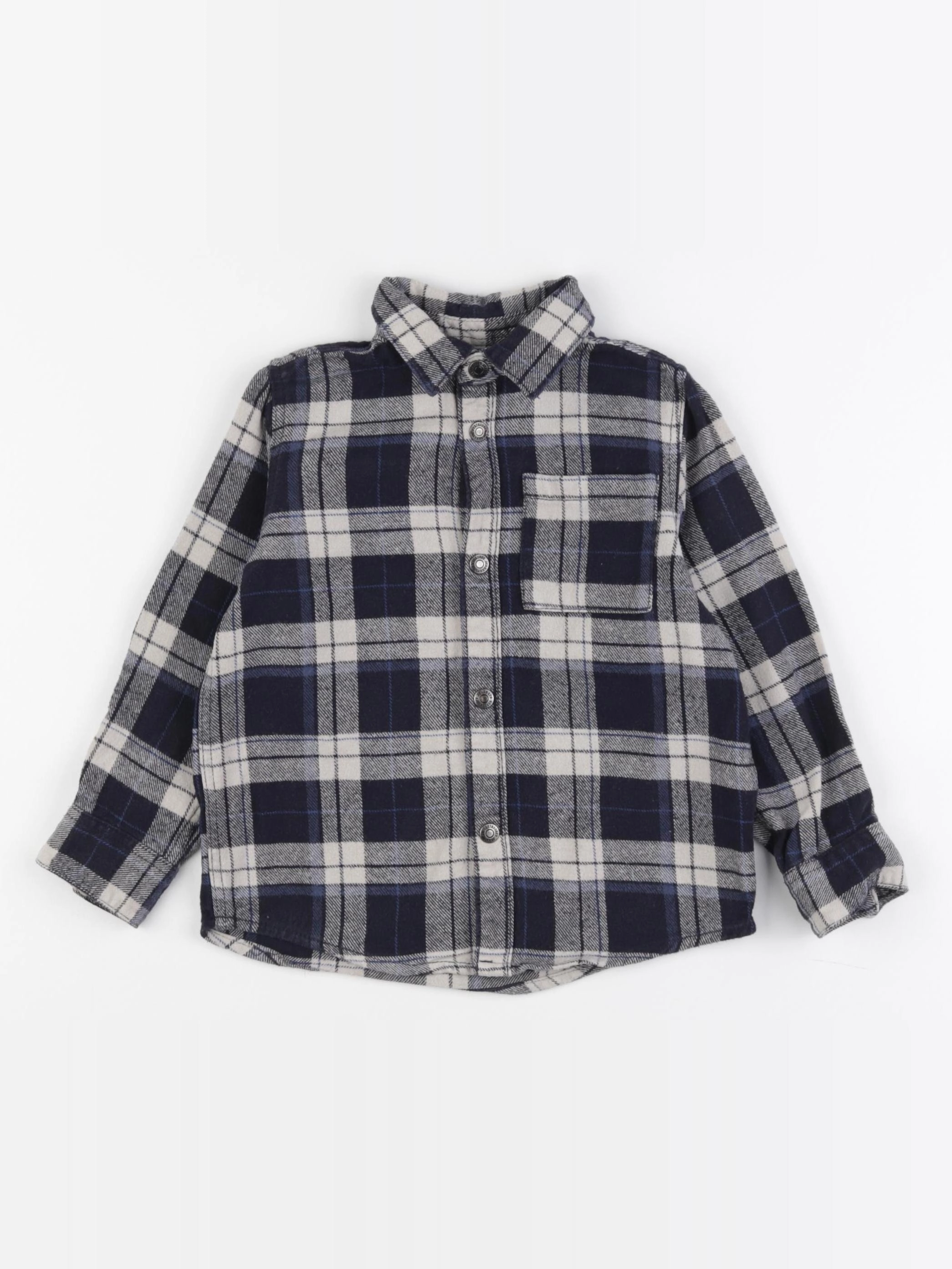 Vertbaudet - chemise bleu - 4 ans