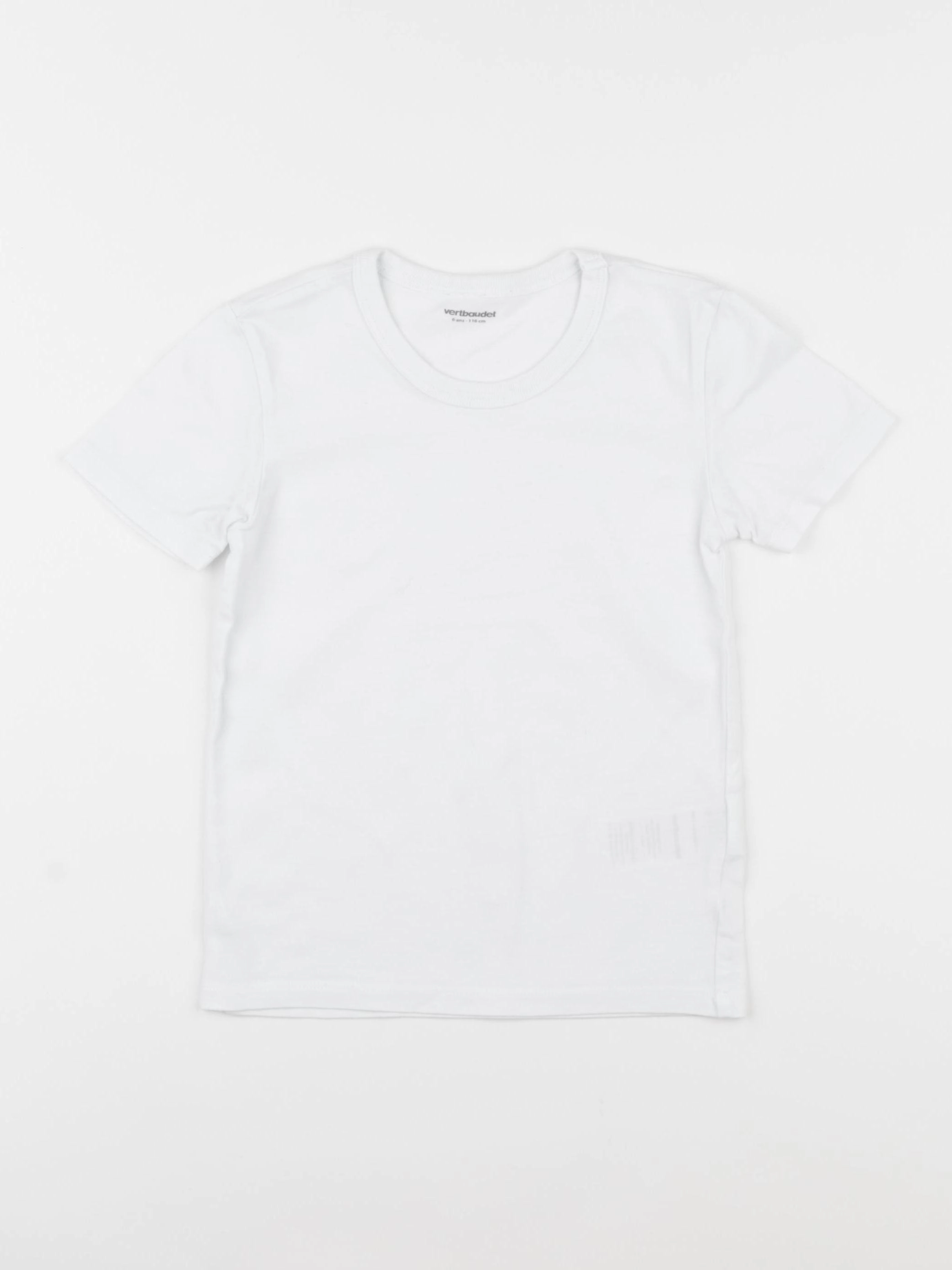 Vertbaudet - maillot de corps blanc - 6 ans
