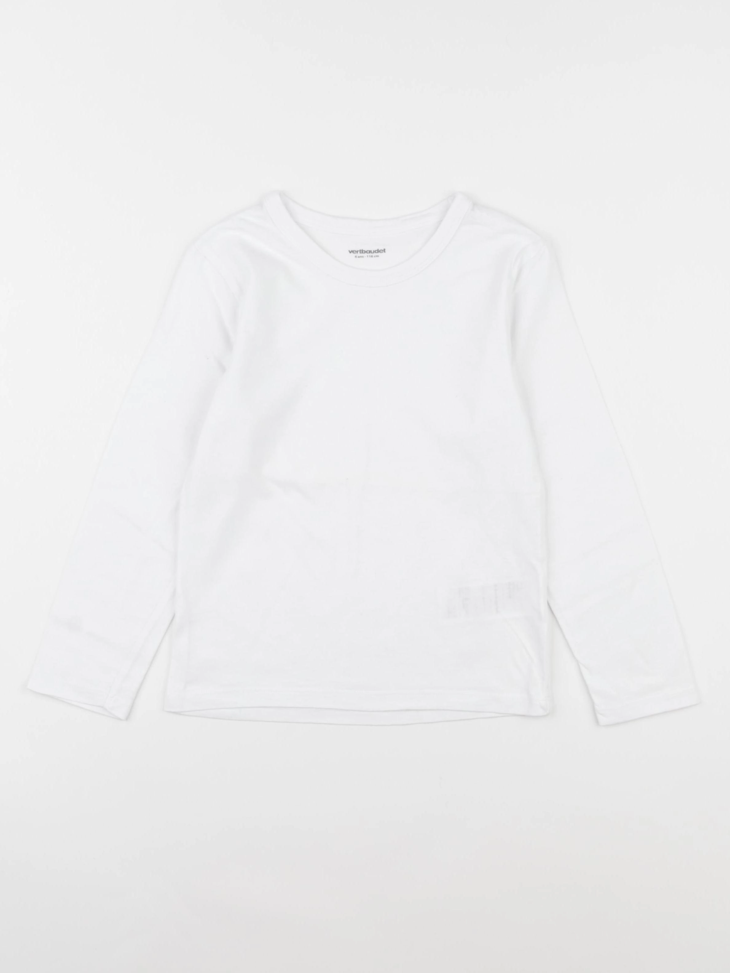 Vertbaudet - maillot de corps blanc - 6 ans