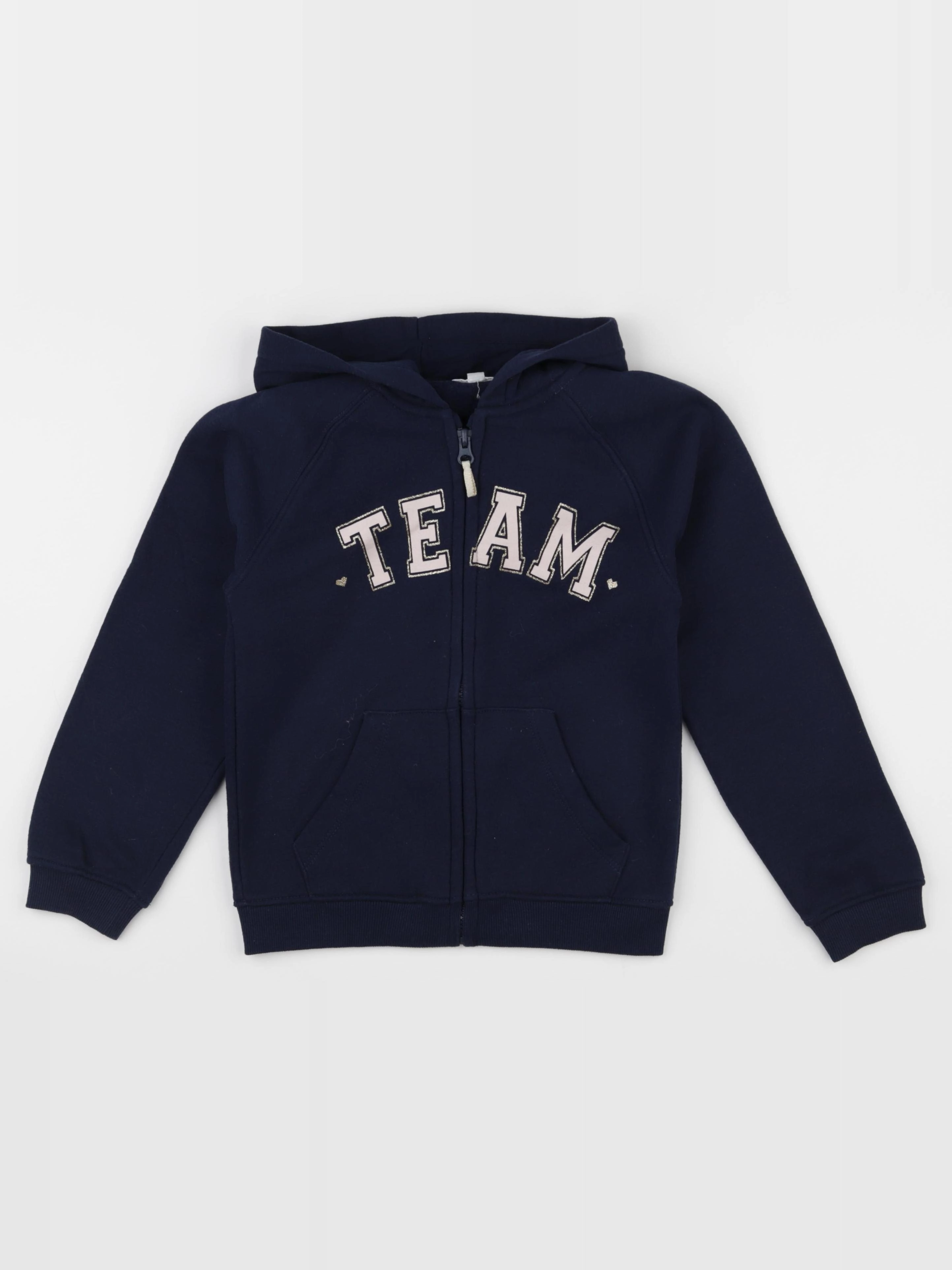 Vertbaudet - sweat bleu - 8 ans