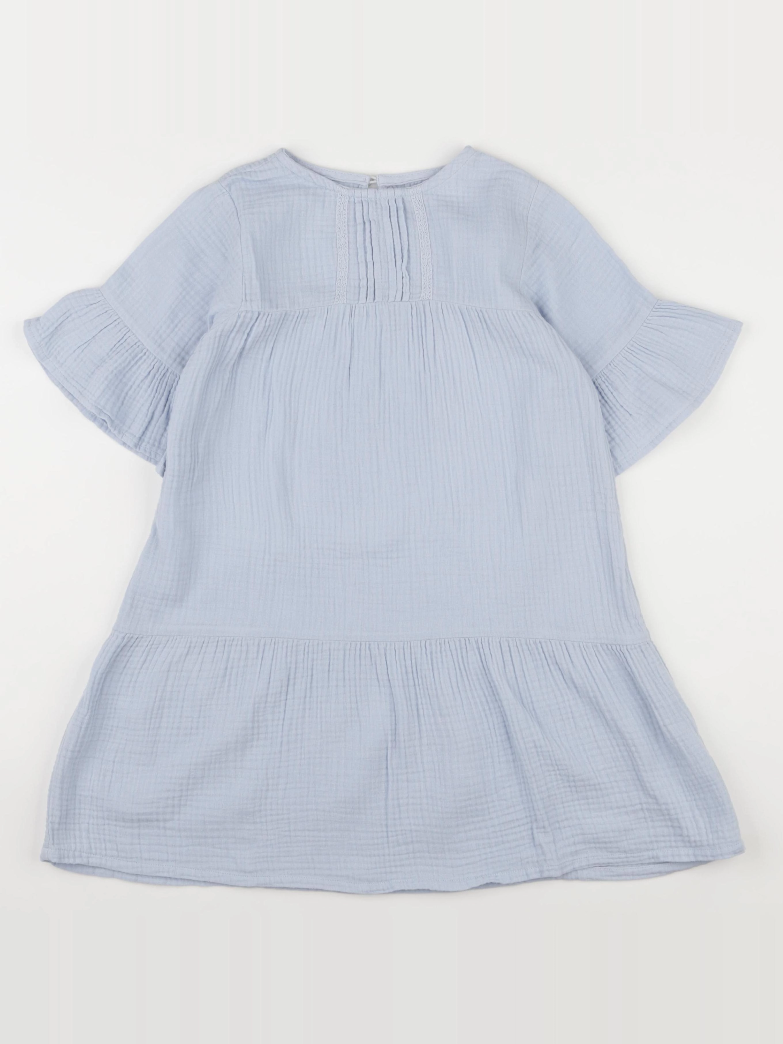 Vertbaudet - robe bleu - 7 ans