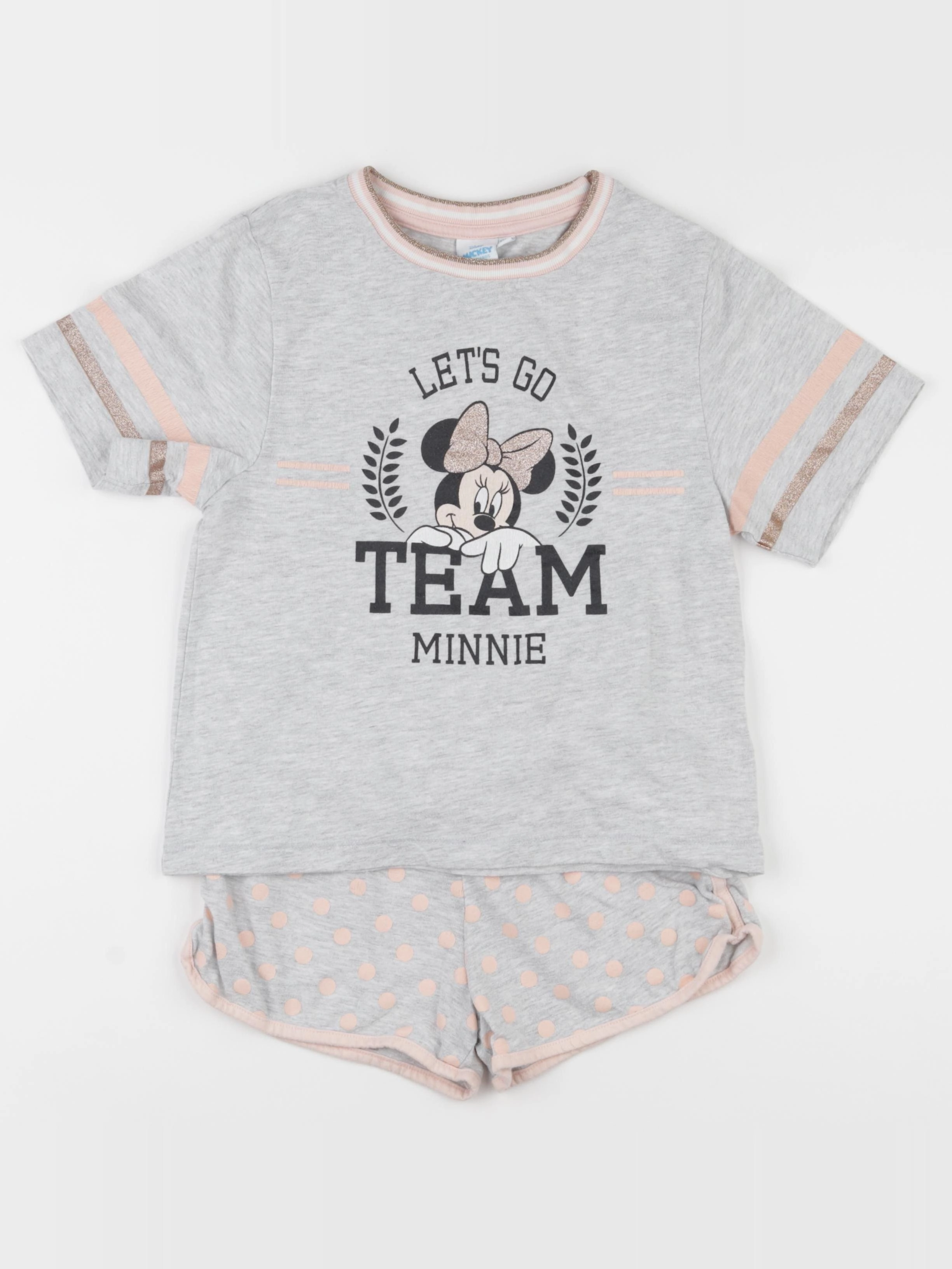 Vertbaudet - pyjama coton gris - 8 ans