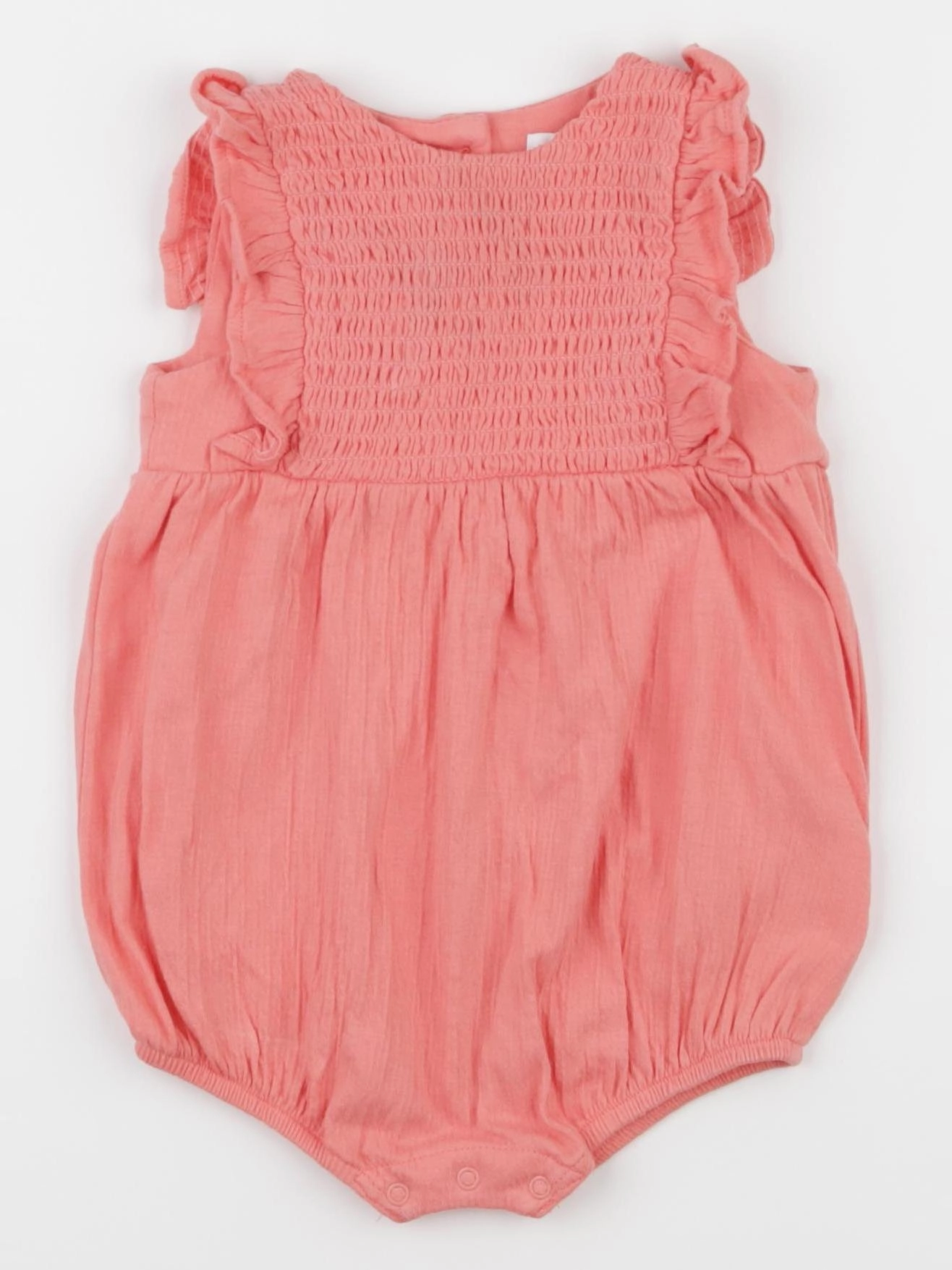 Vertbaudet - combinaison rose - 9 mois