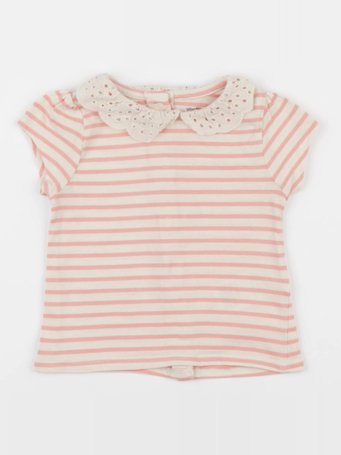 Vertbaudet - débardeur beige - 9 mois