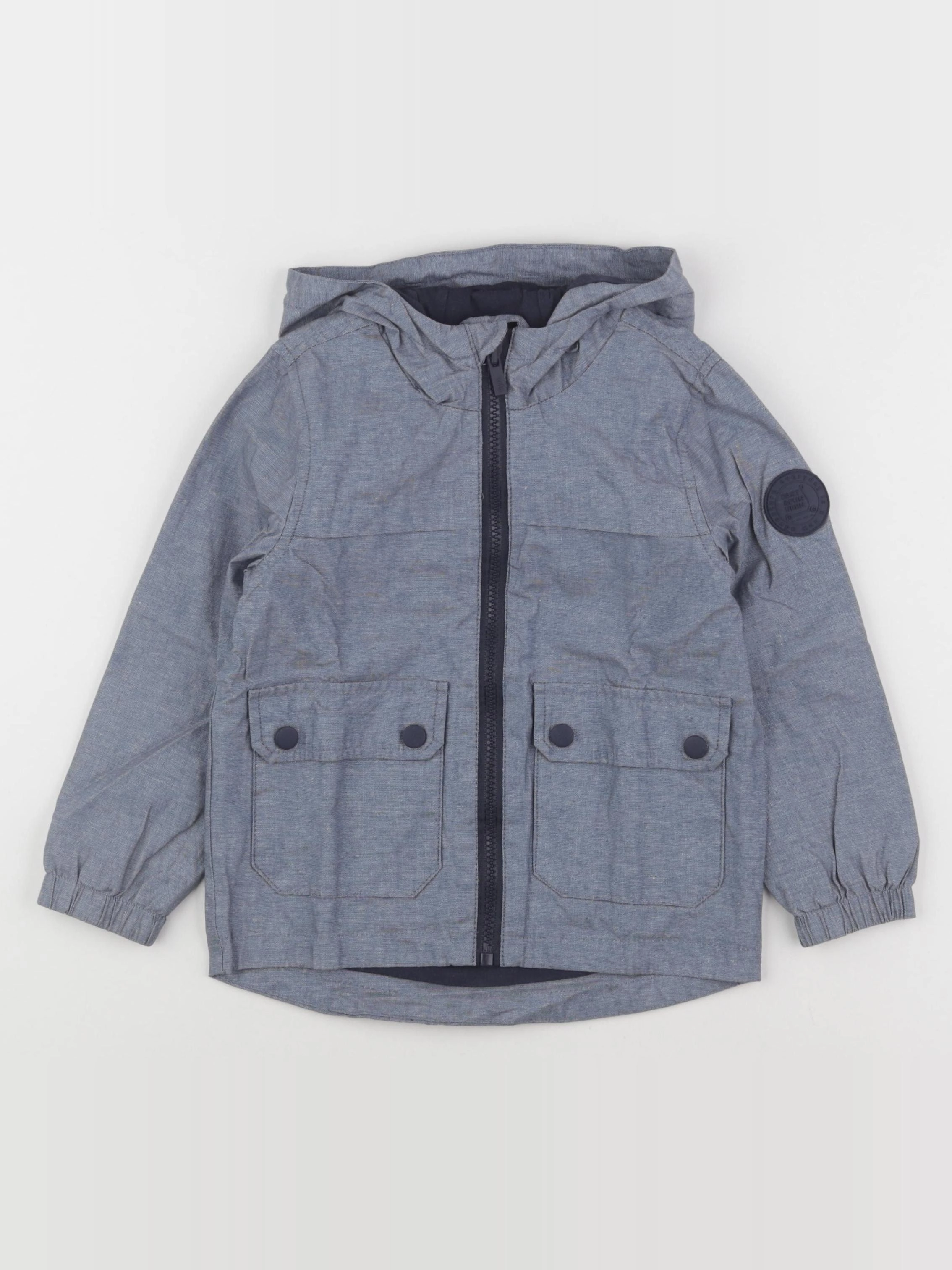 Vertbaudet - imperméable bleu - 3 ans