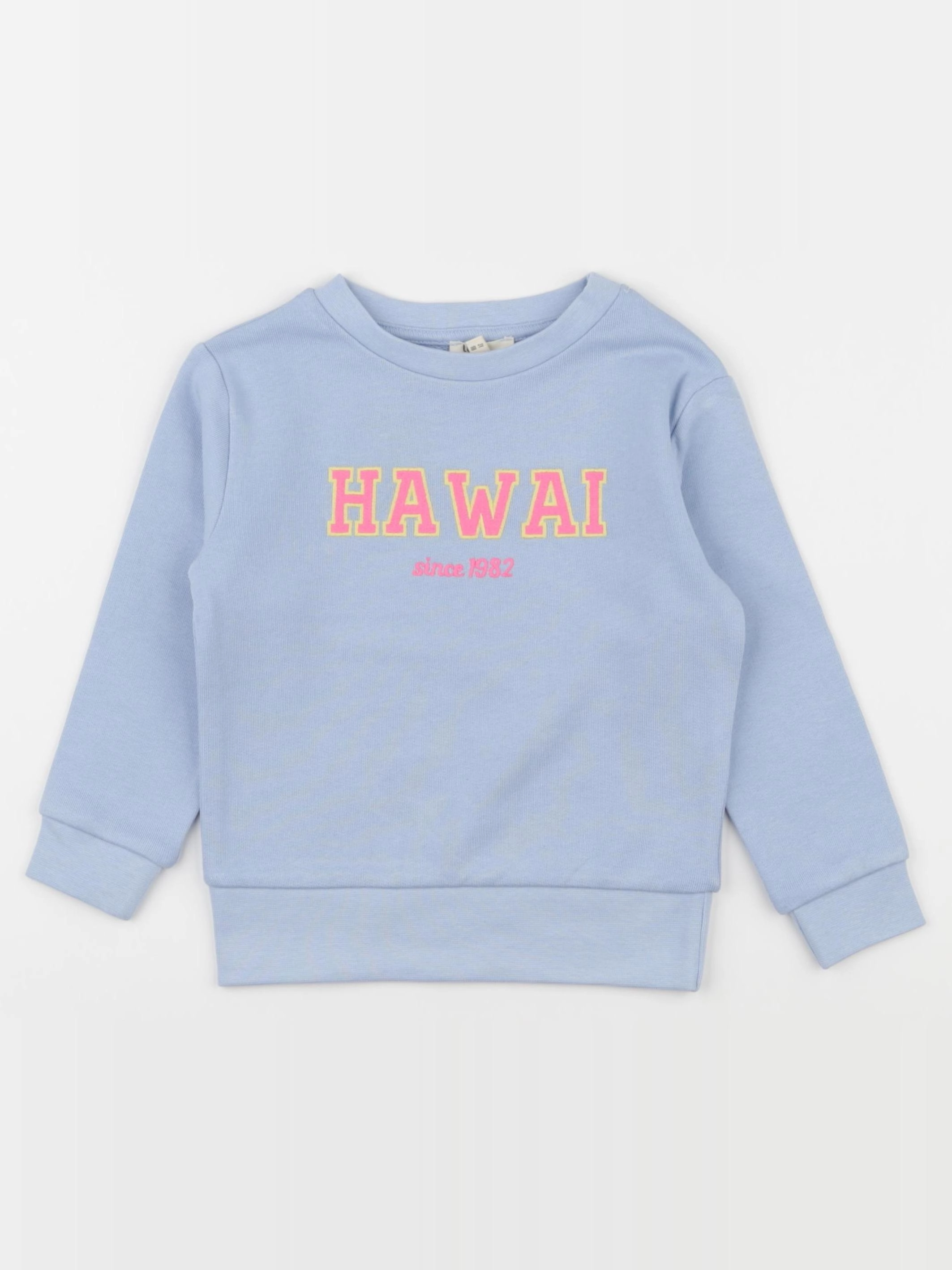 Little Cigogne - sweat bleu - 3 ans