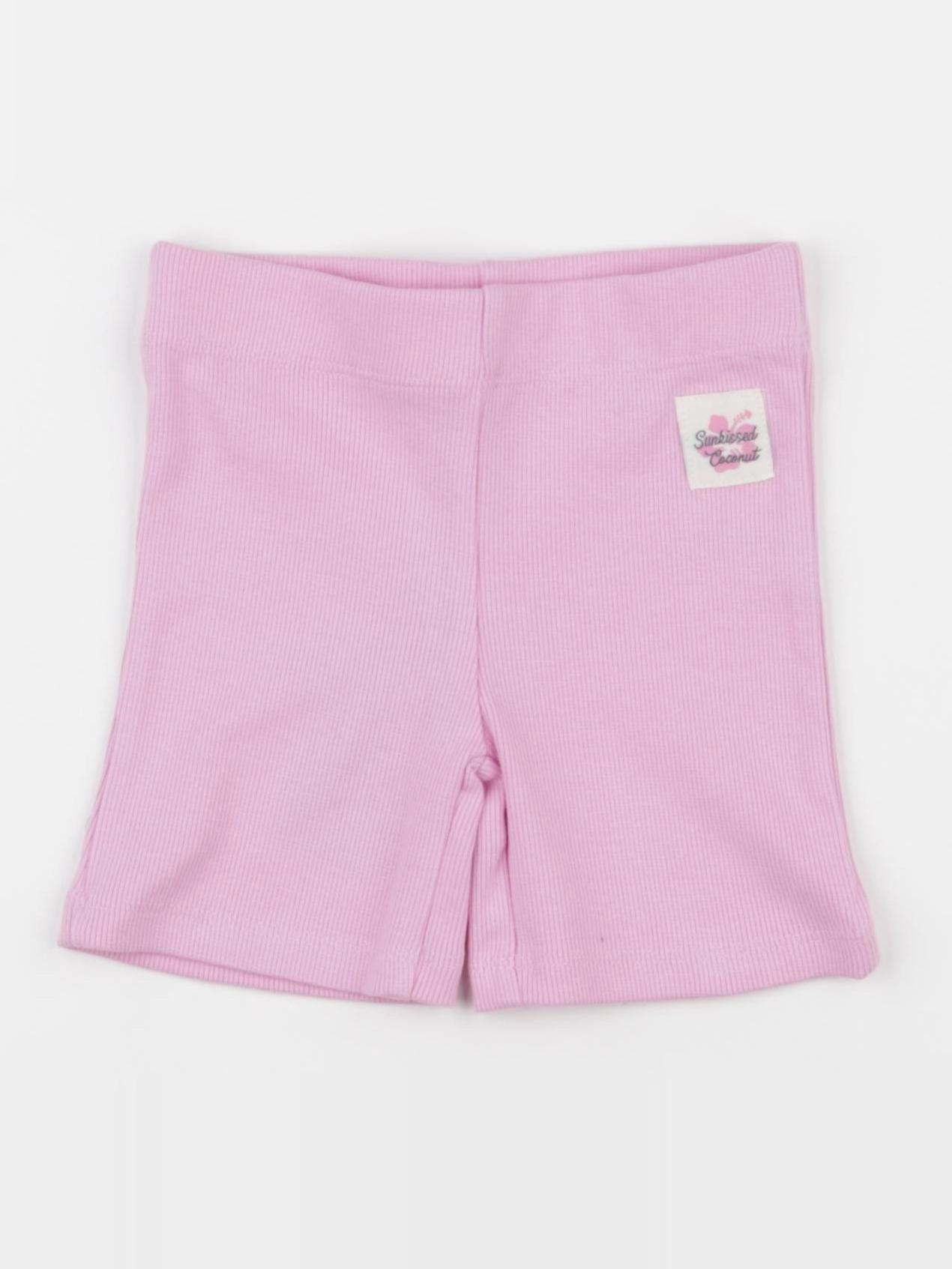 Little Cigogne - legging court rose - 3 ans