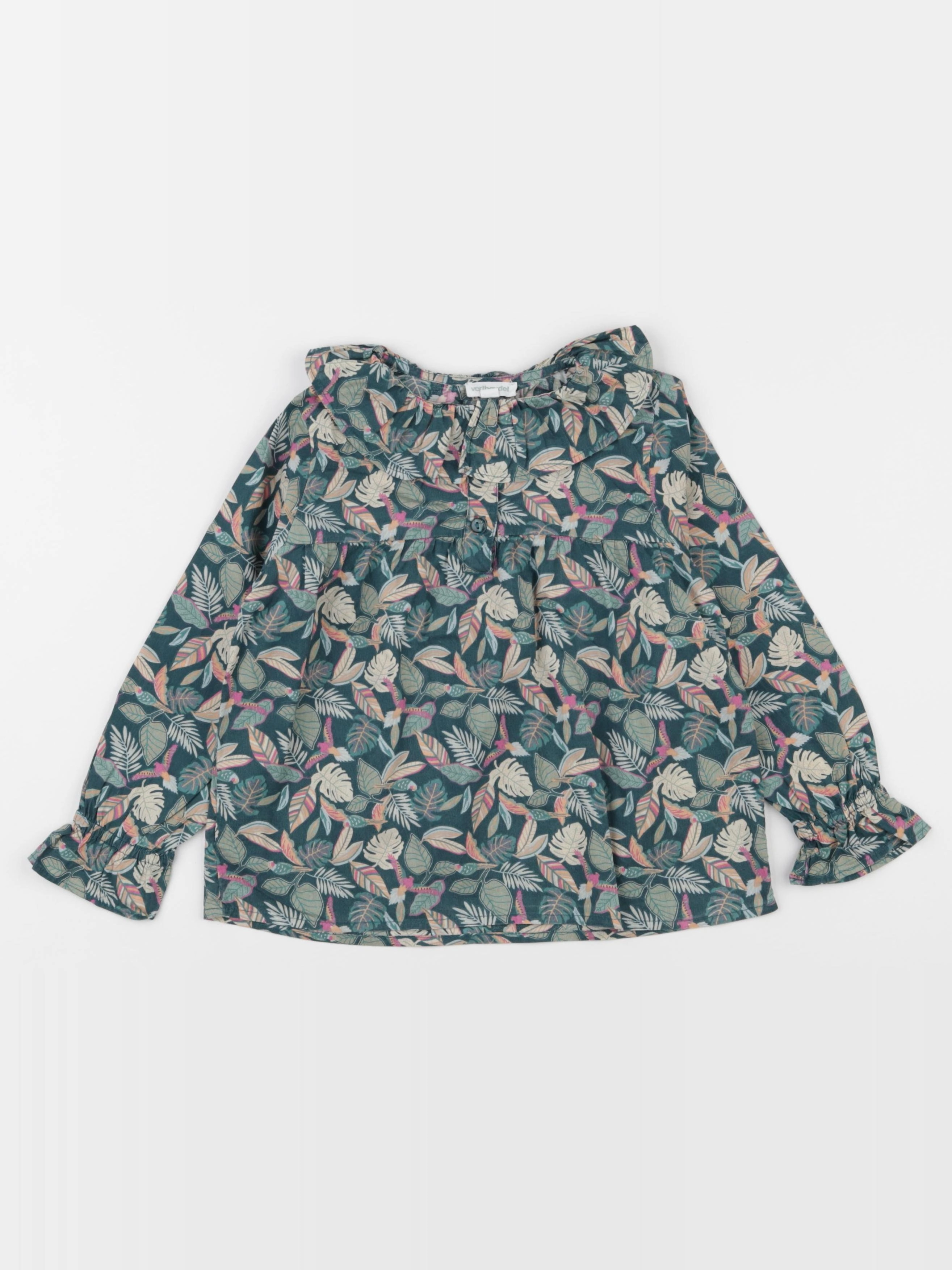 Vertbaudet - blouse multicolore - 5 ans