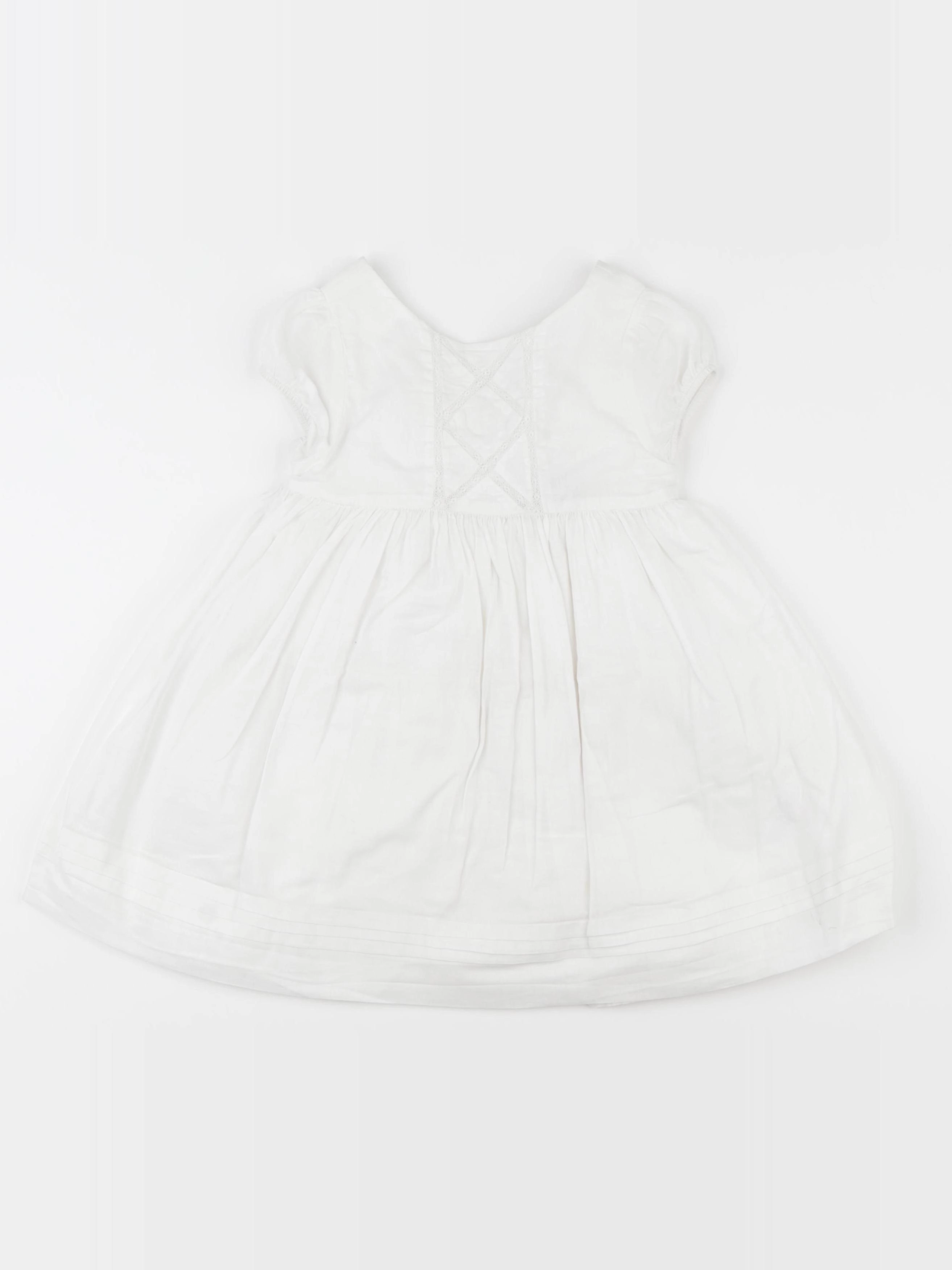 Cyrillus - robe blanc - 36 mois