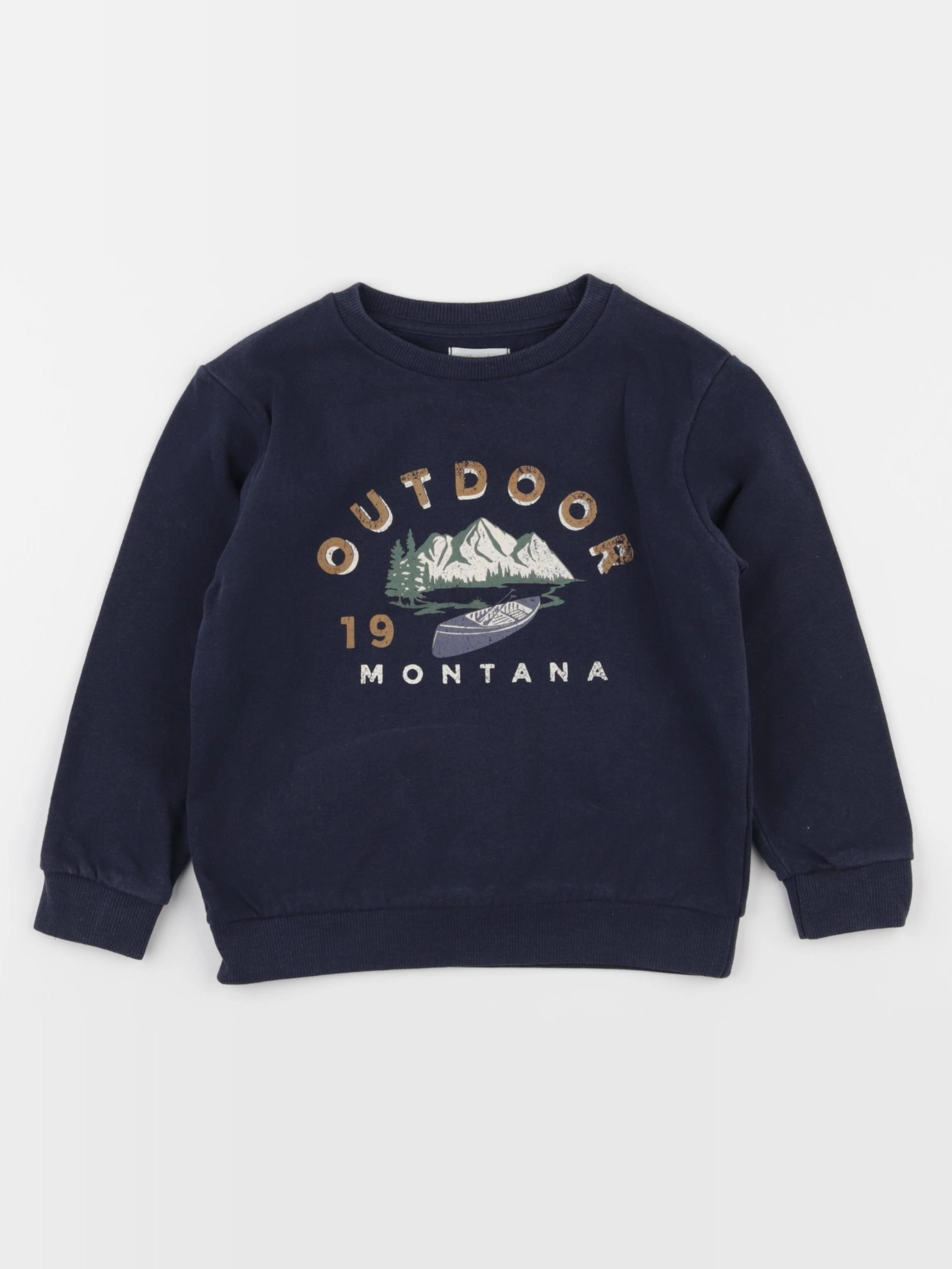 Vertbaudet - sweat bleu - 5 ans