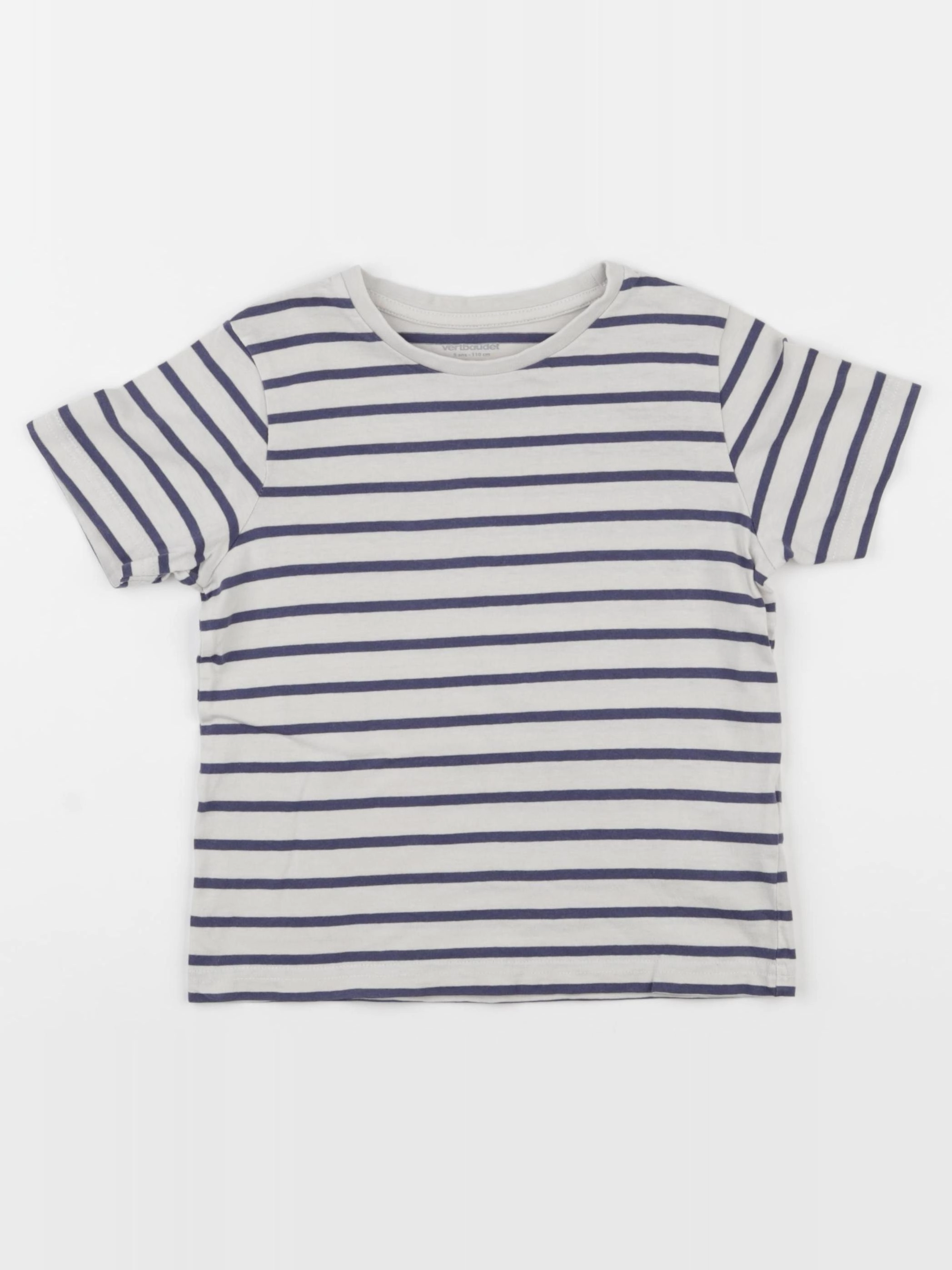 Vertbaudet - tee-shirt bleu - 5 ans