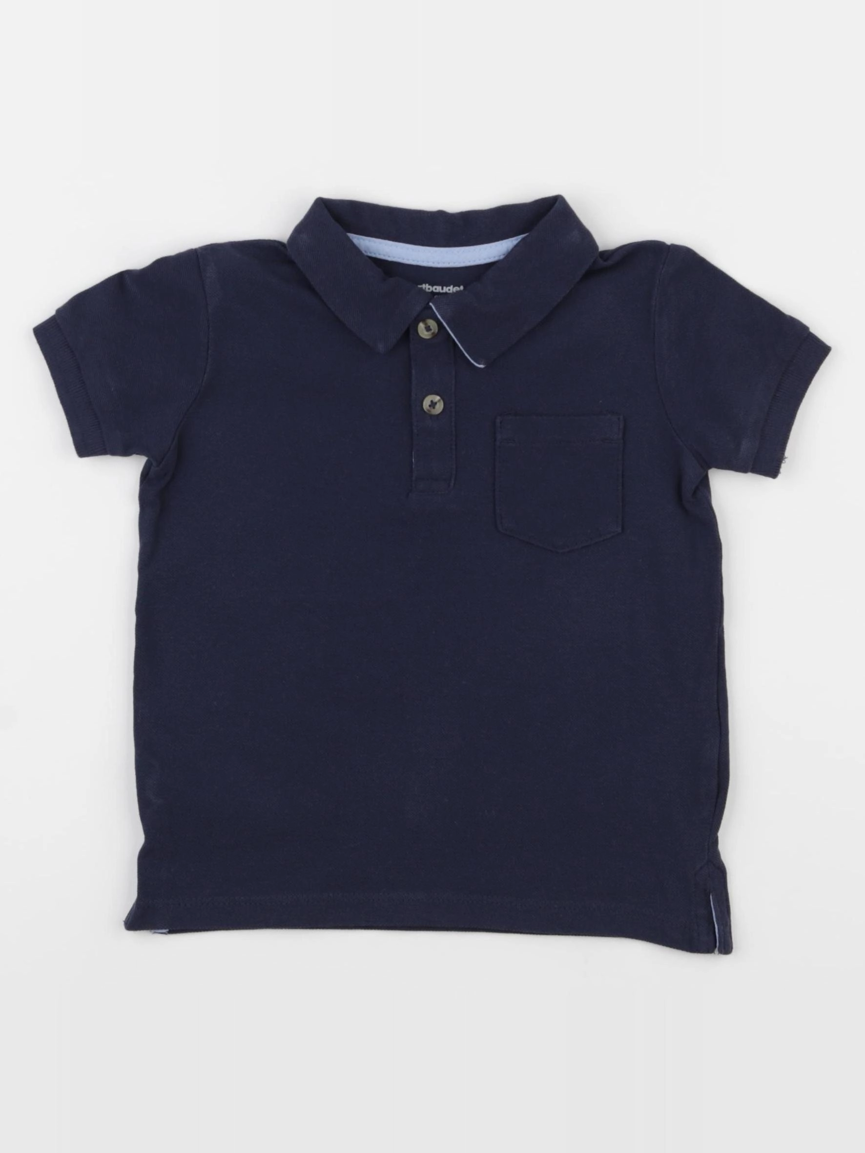 Vertbaudet - polo bleu - 3 ans