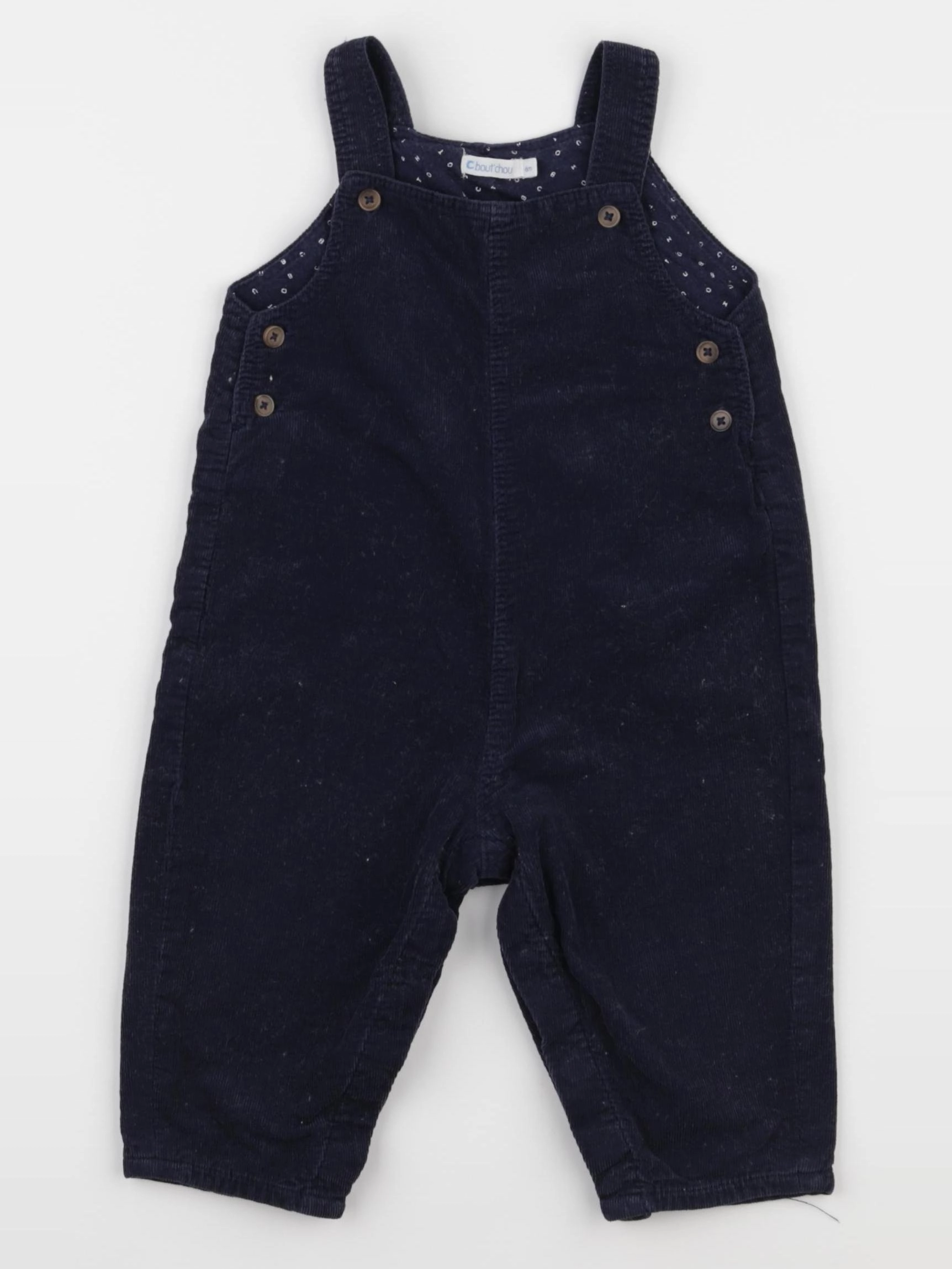 Boutchou - salopette bleu - 6 mois