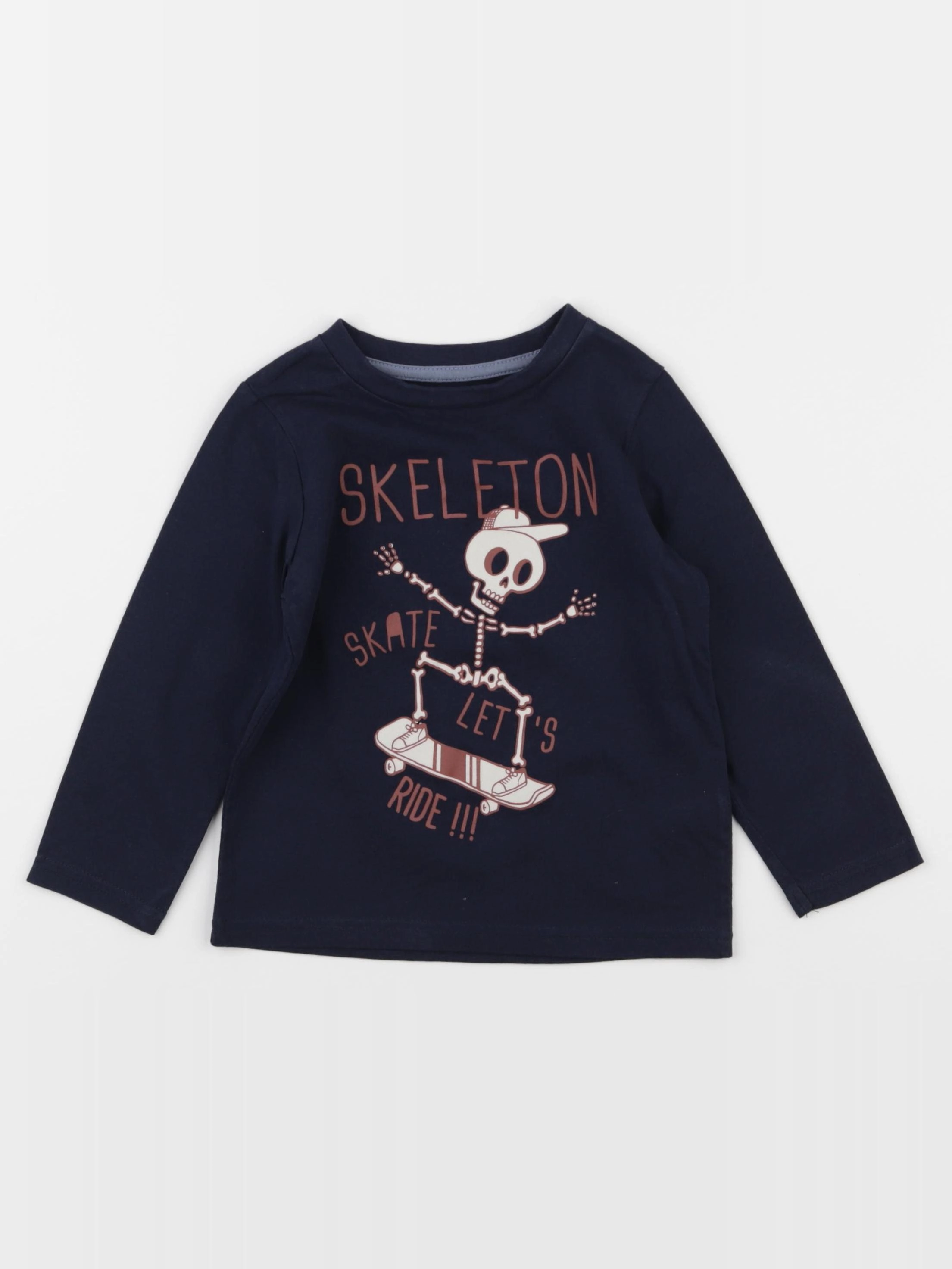Vertbaudet - tee-shirt bleu - 3 ans