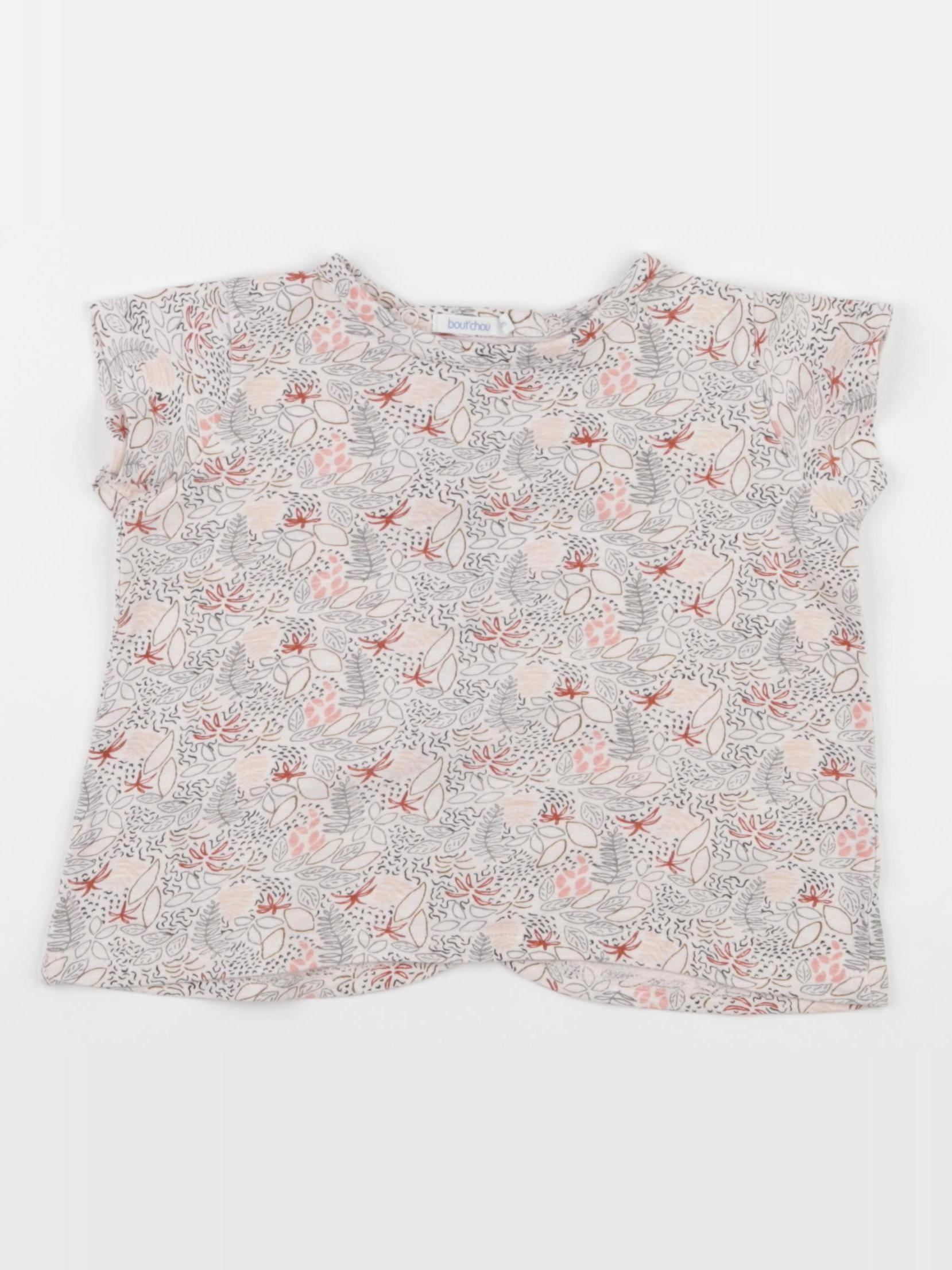 Boutchou - tee-shirt multicolore - 18 mois