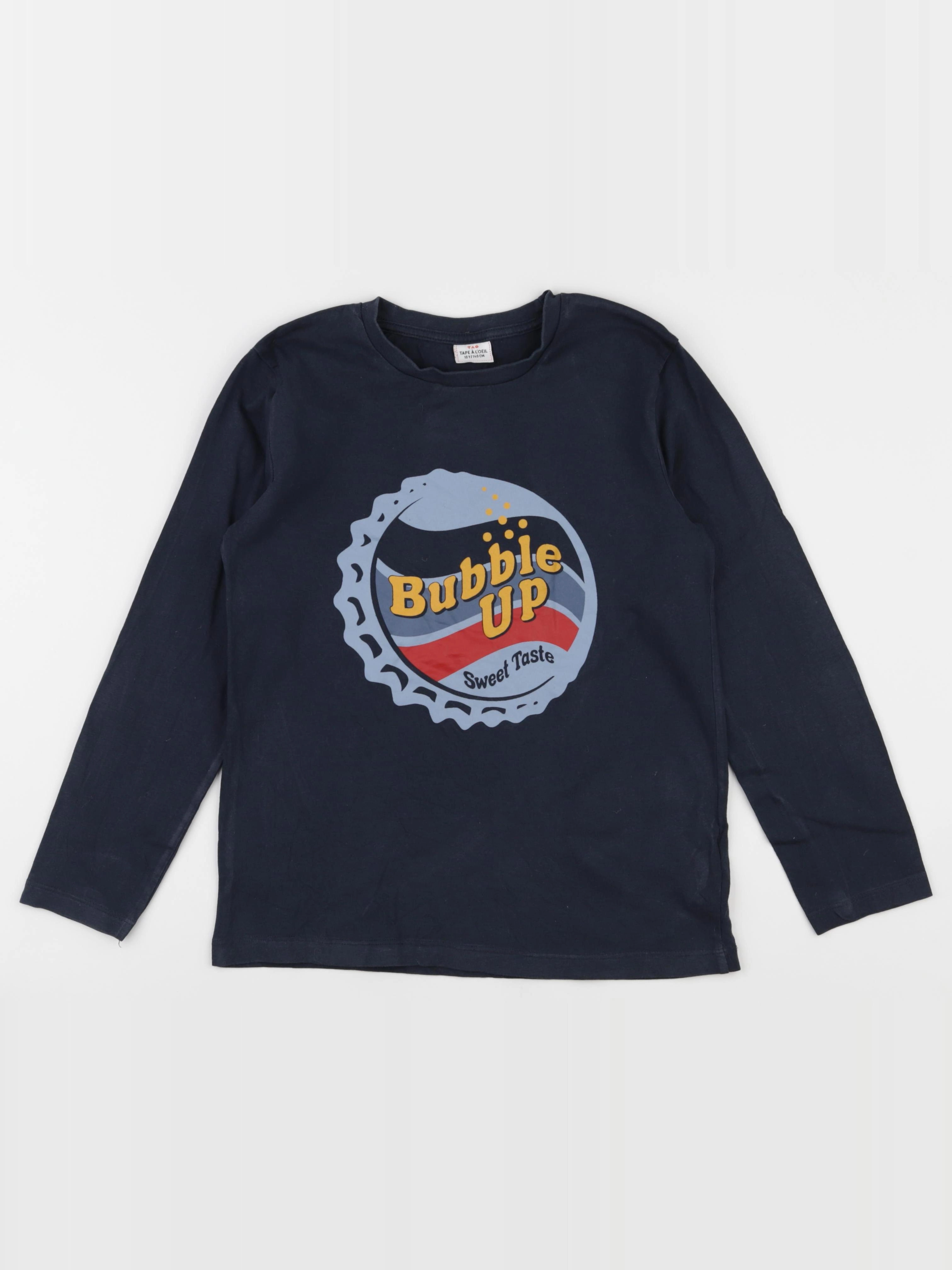 Tape à l'oeil - tee-shirt bleu - 10 ans