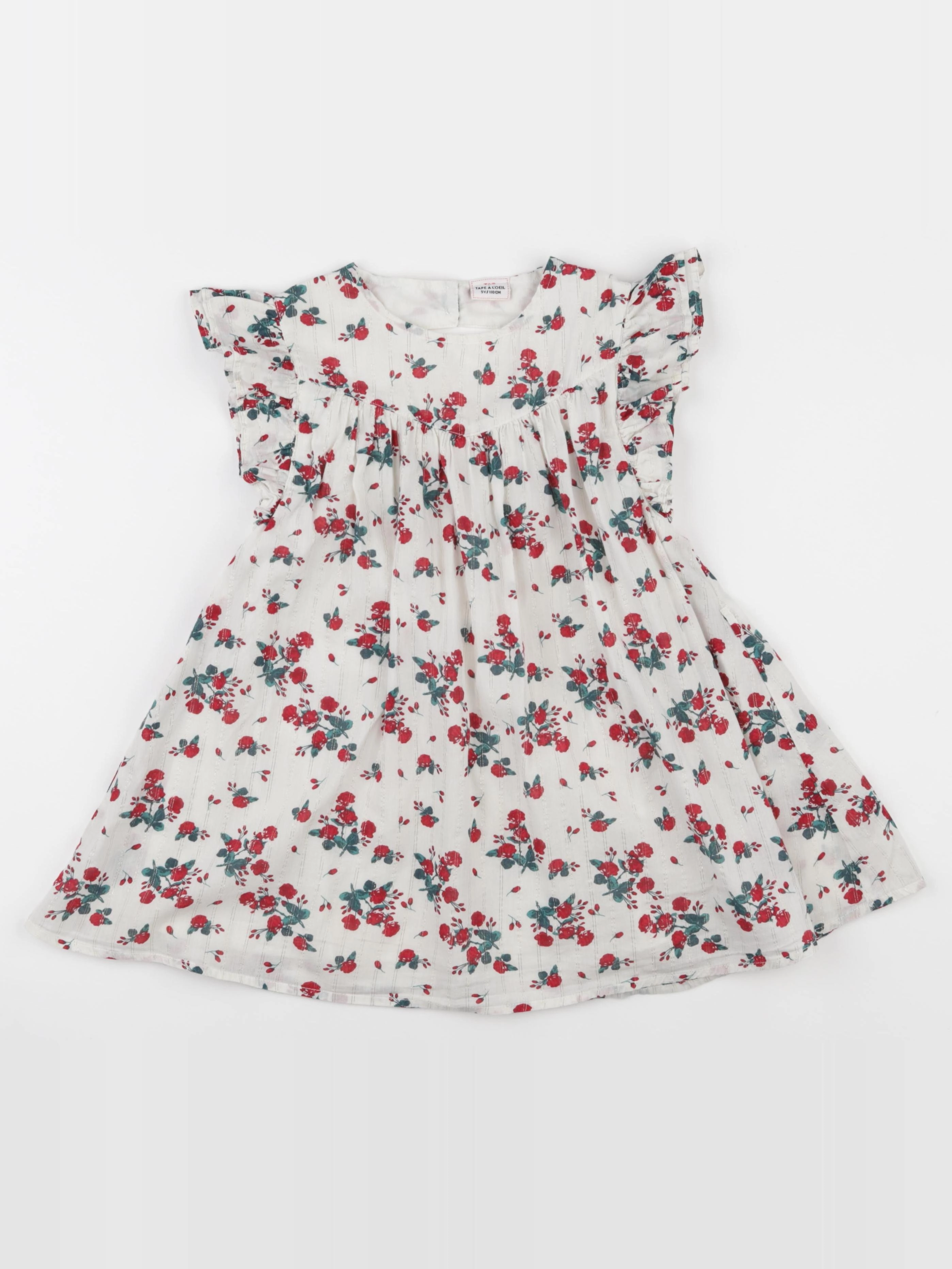 Tape à l'oeil - robe rouge - 5 ans
