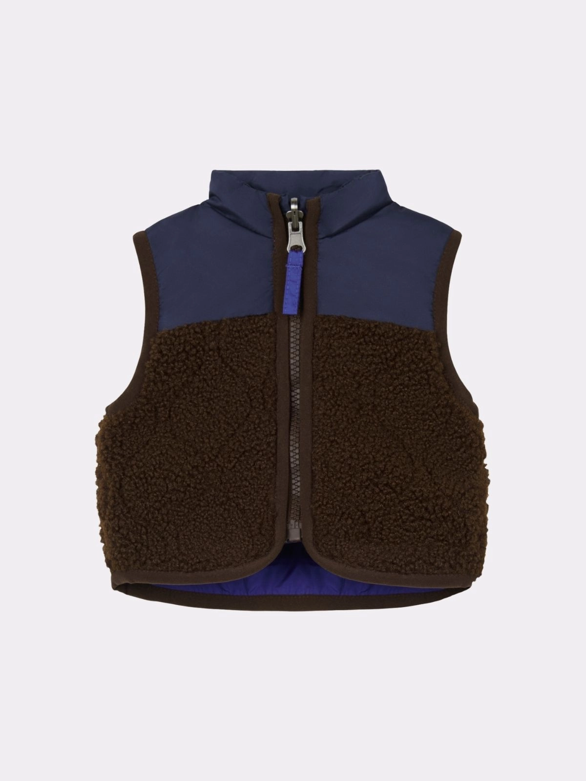 Noppies - veste réversible GALVE marron, bleu (neuf) - 9/12 mois