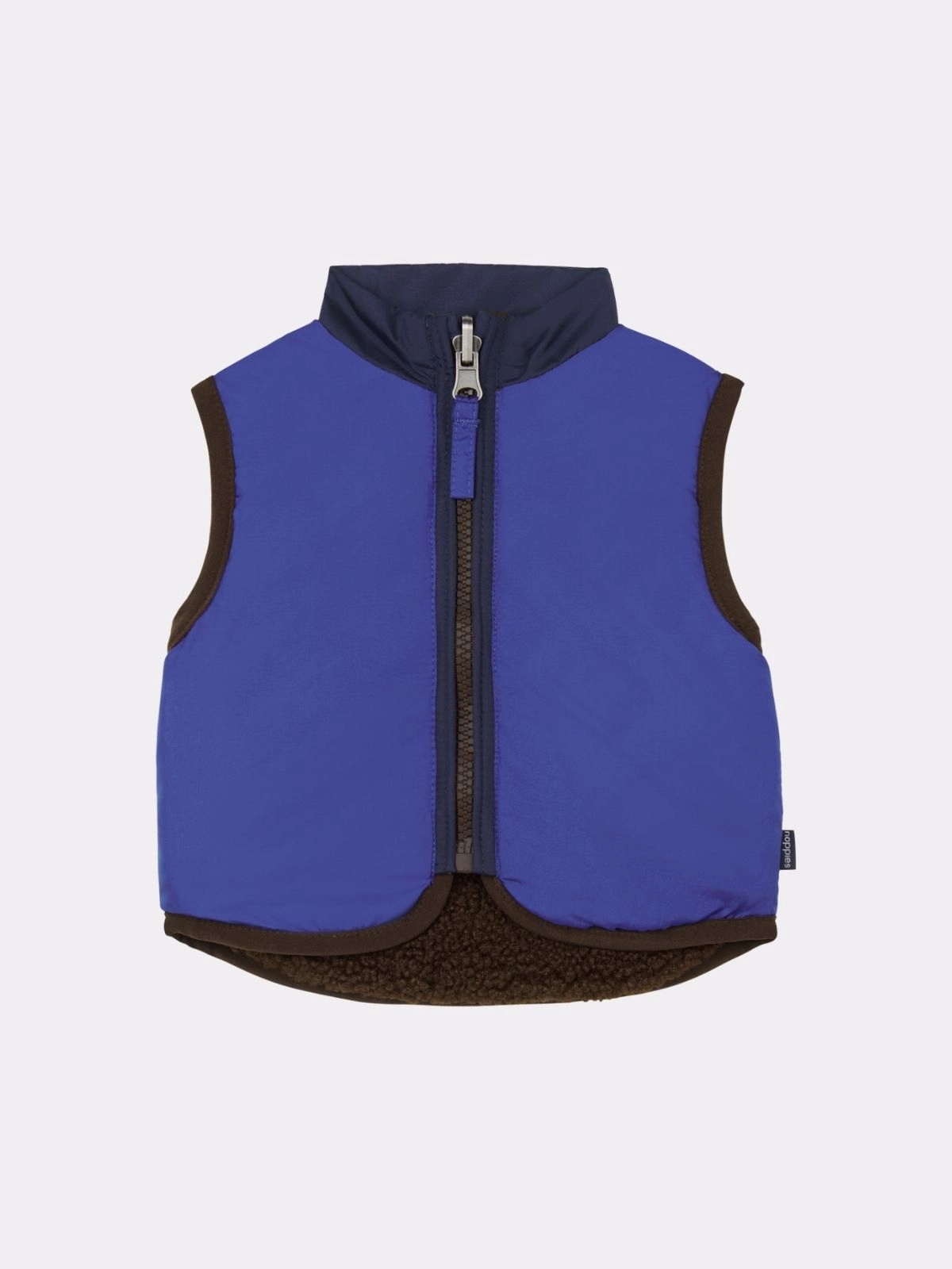 Noppies - veste réversible GALVE marron, bleu (neuf) - 9/12 mois