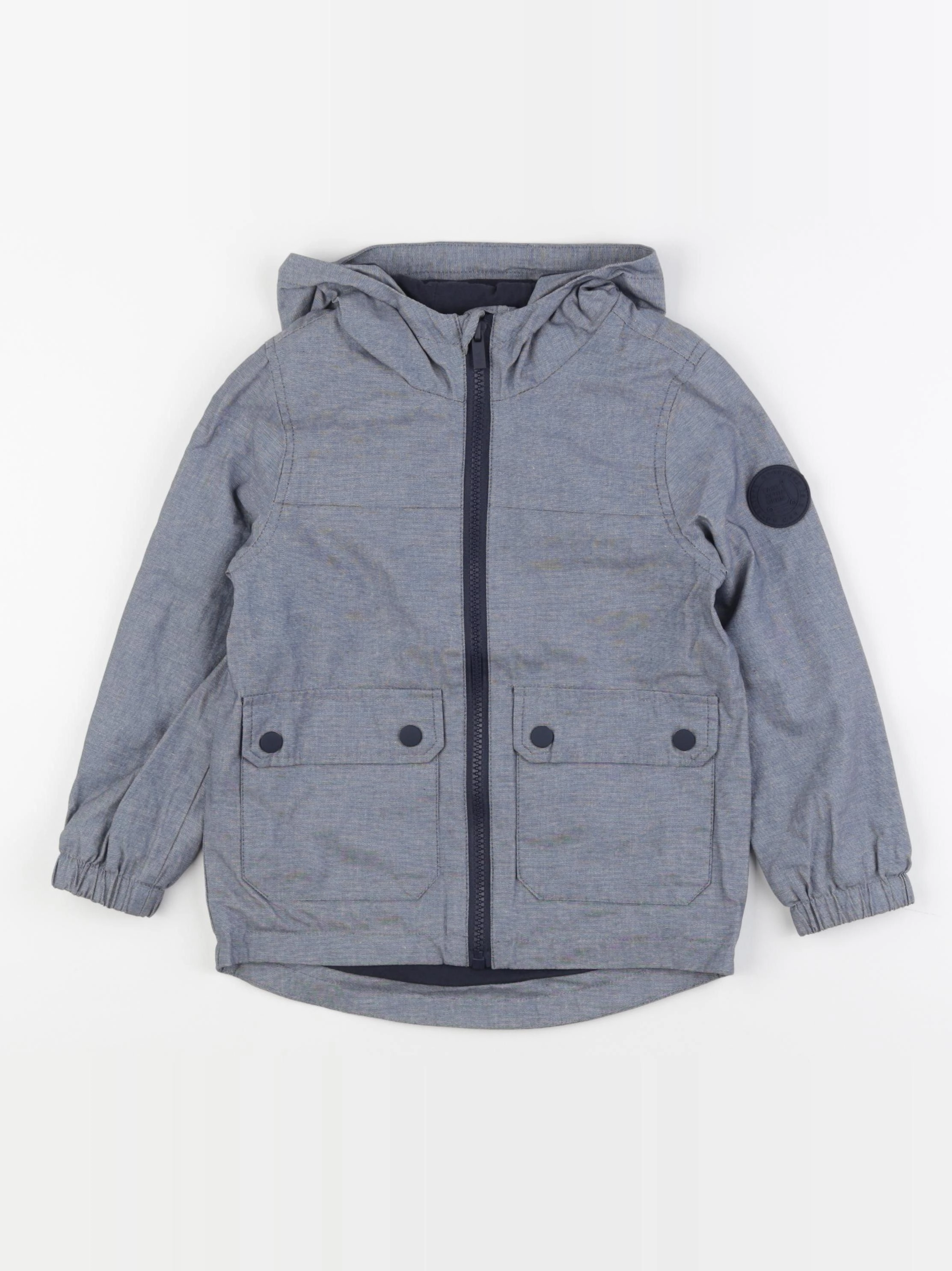 Vertbaudet - coupe-vent bleu - 4 ans