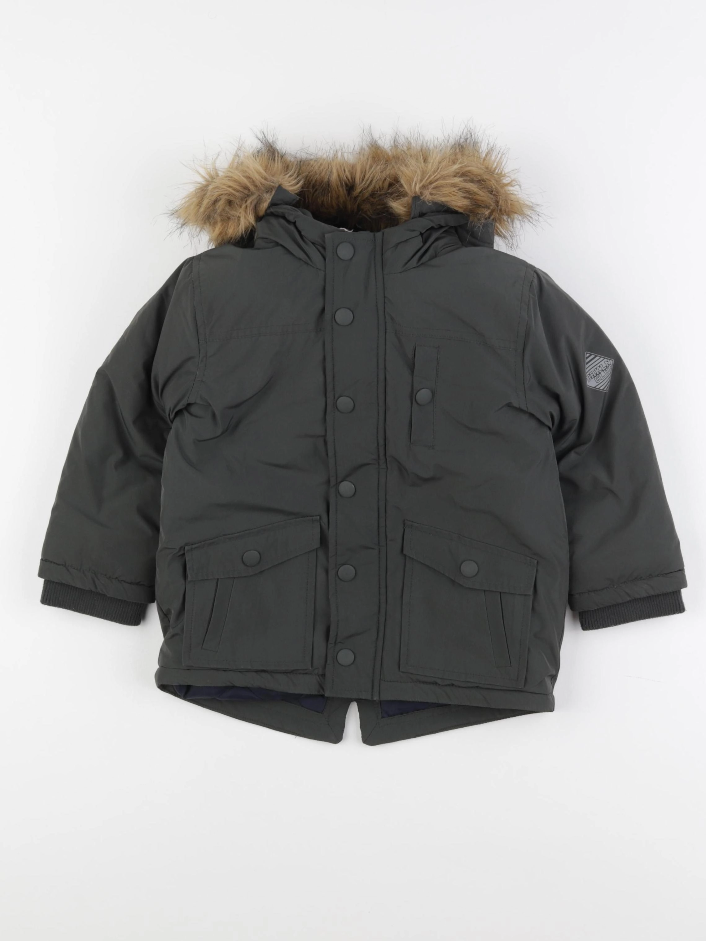 Vertbaudet - parka vert - 3 ans