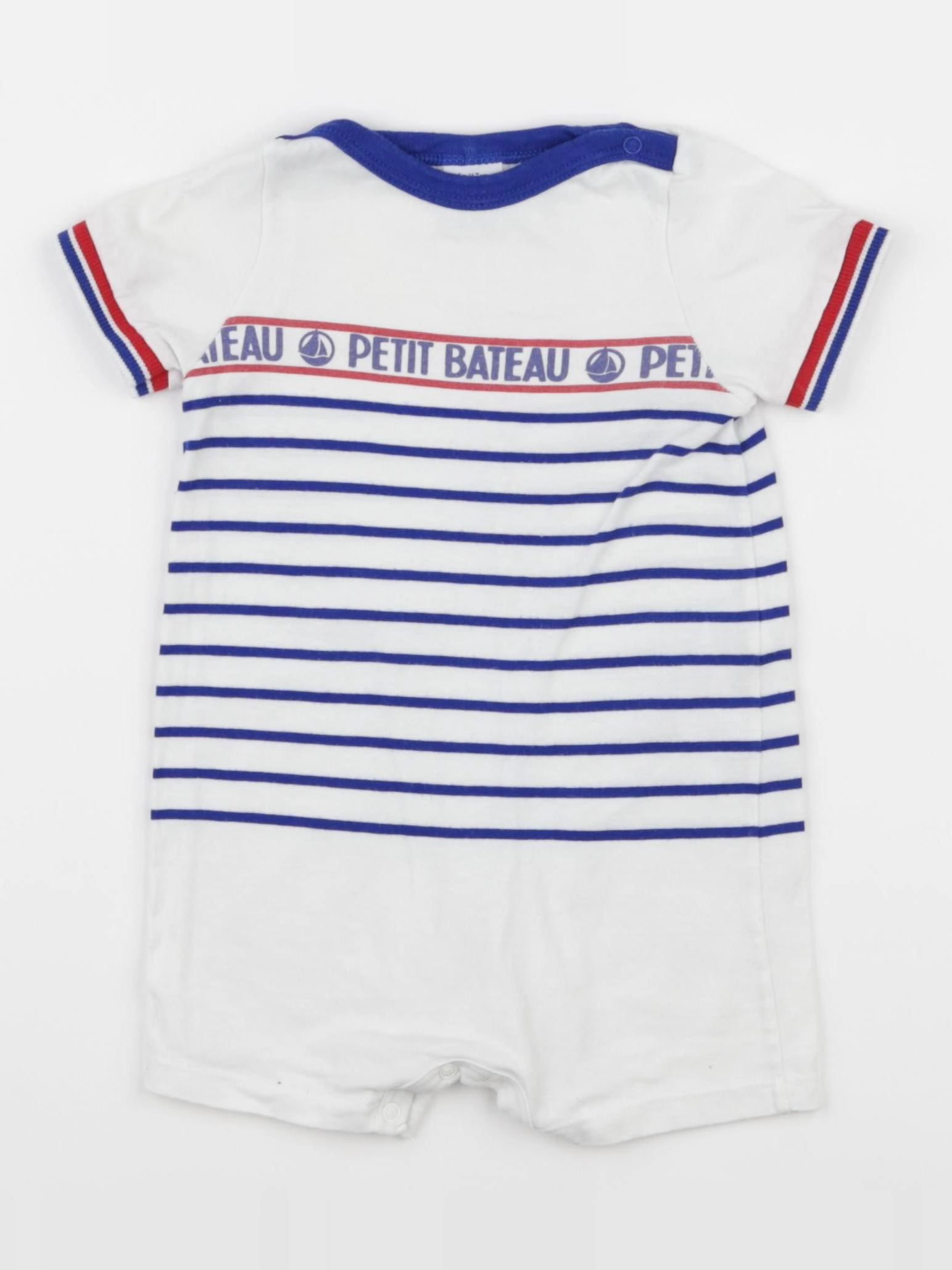 Petit Bateau - combinaison blanc - 6 mois