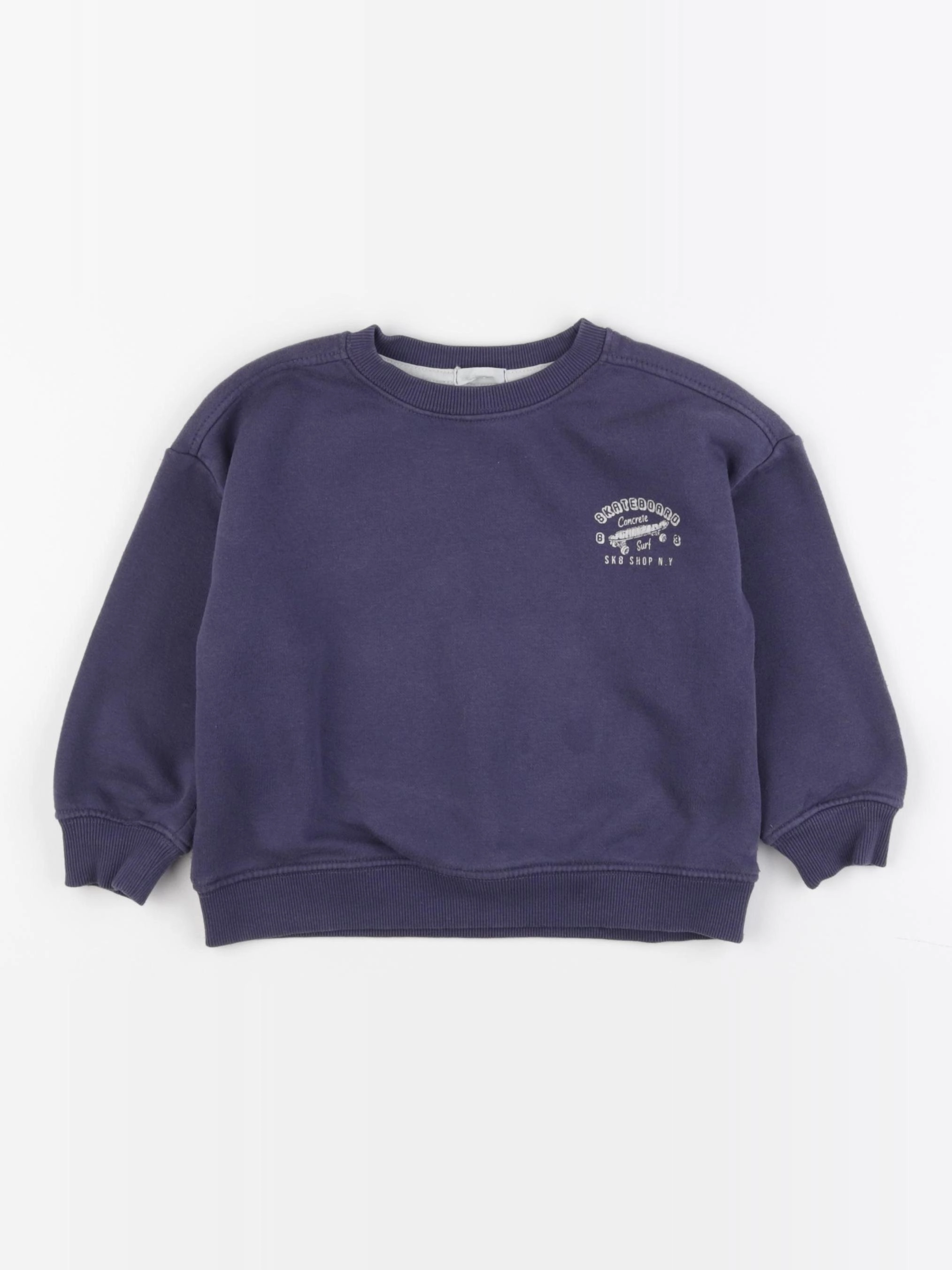 Vertbaudet - sweat bleu - 2 ans
