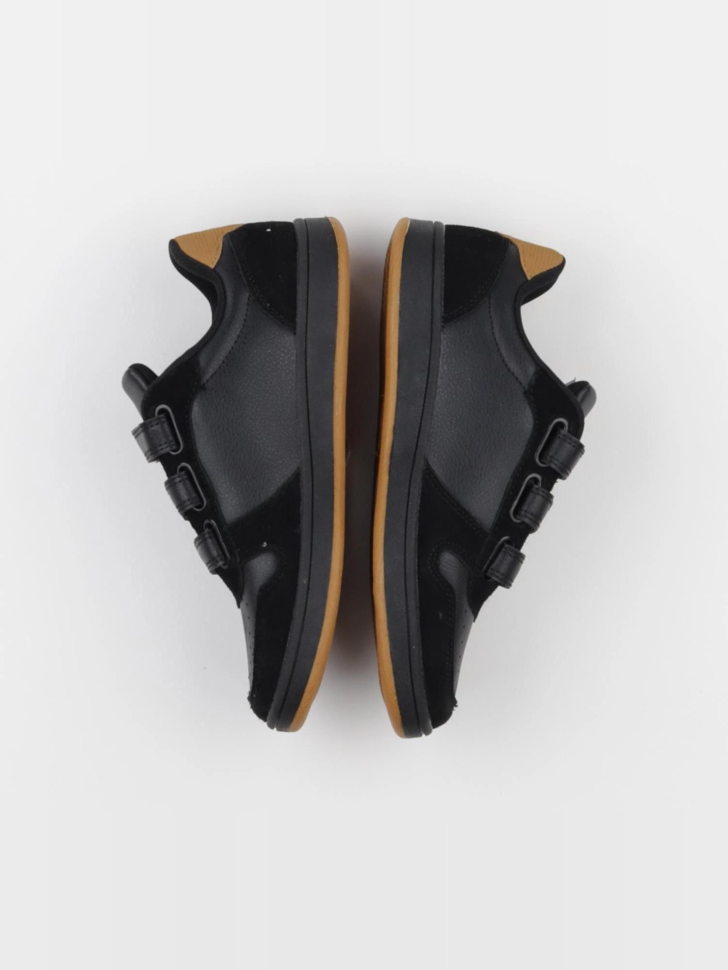 Vertbaudet - tennis à scratch/ lacets noir - pointure 37