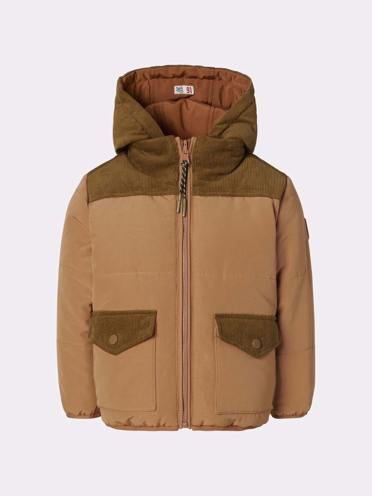 Noppies - parka réversible HINIX marron (neuf) - 18/24 mois