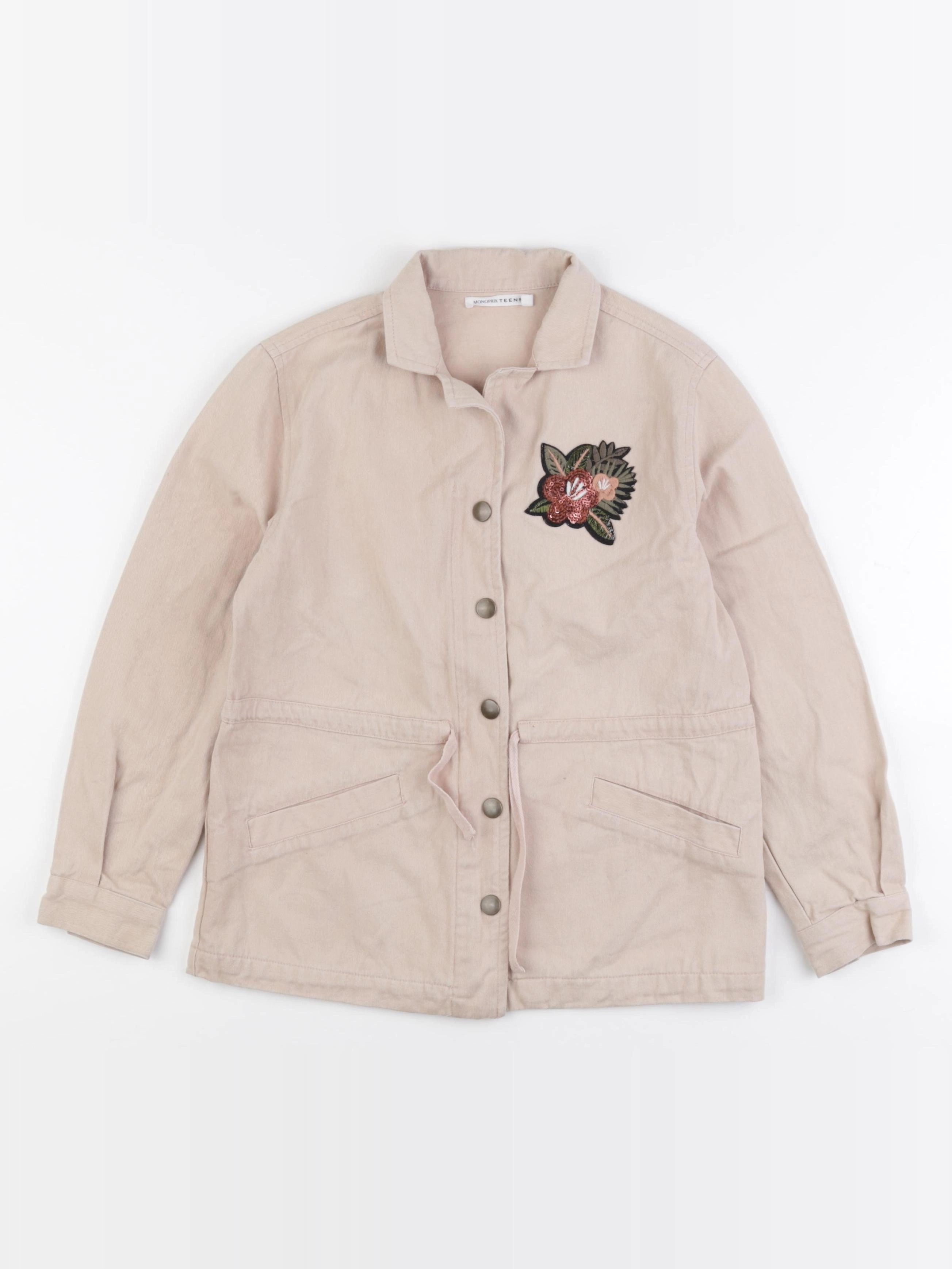 Monoprix - veste beige - 10 ans