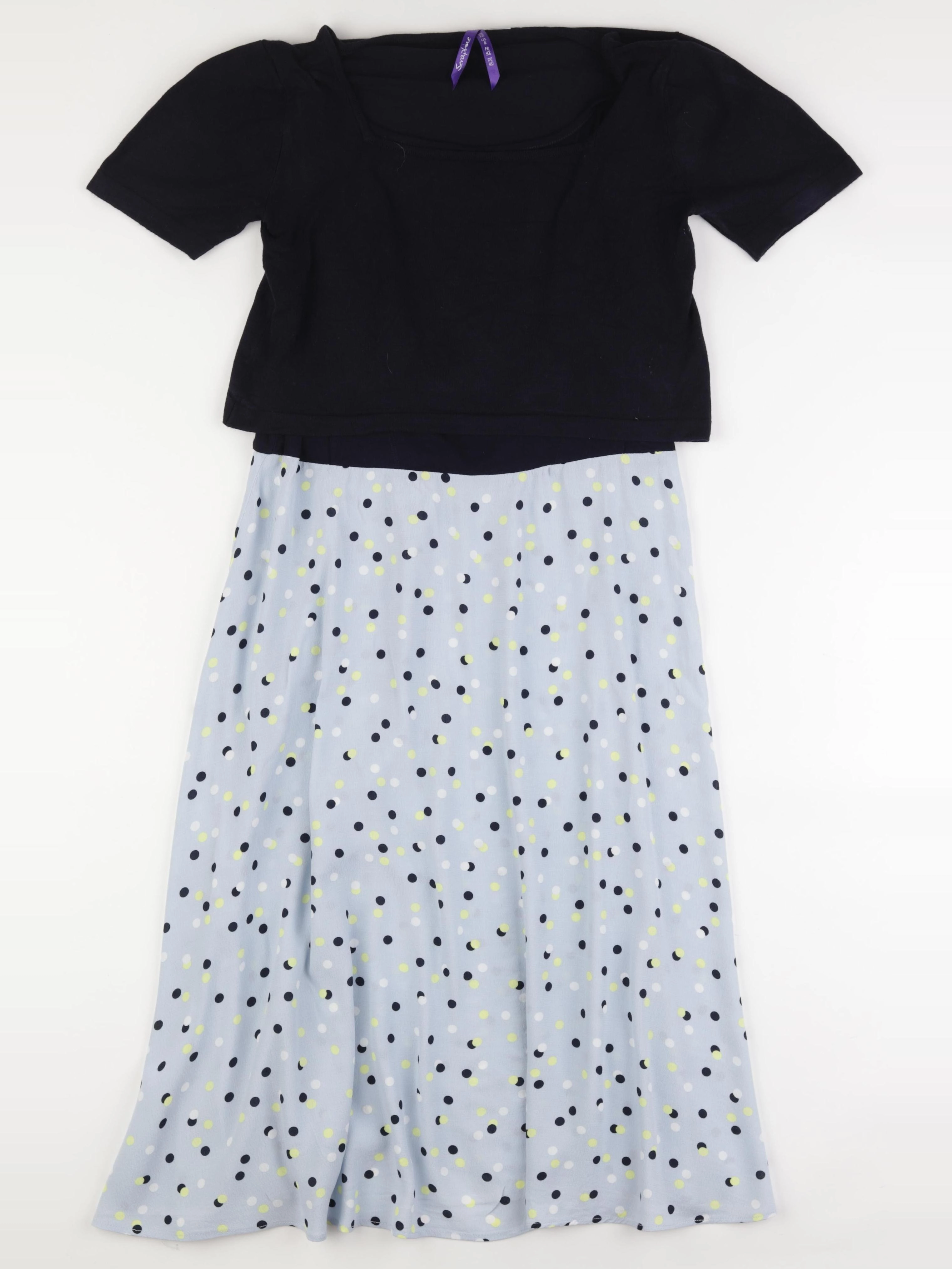 Seraphine - robe grossesse bleu - 42