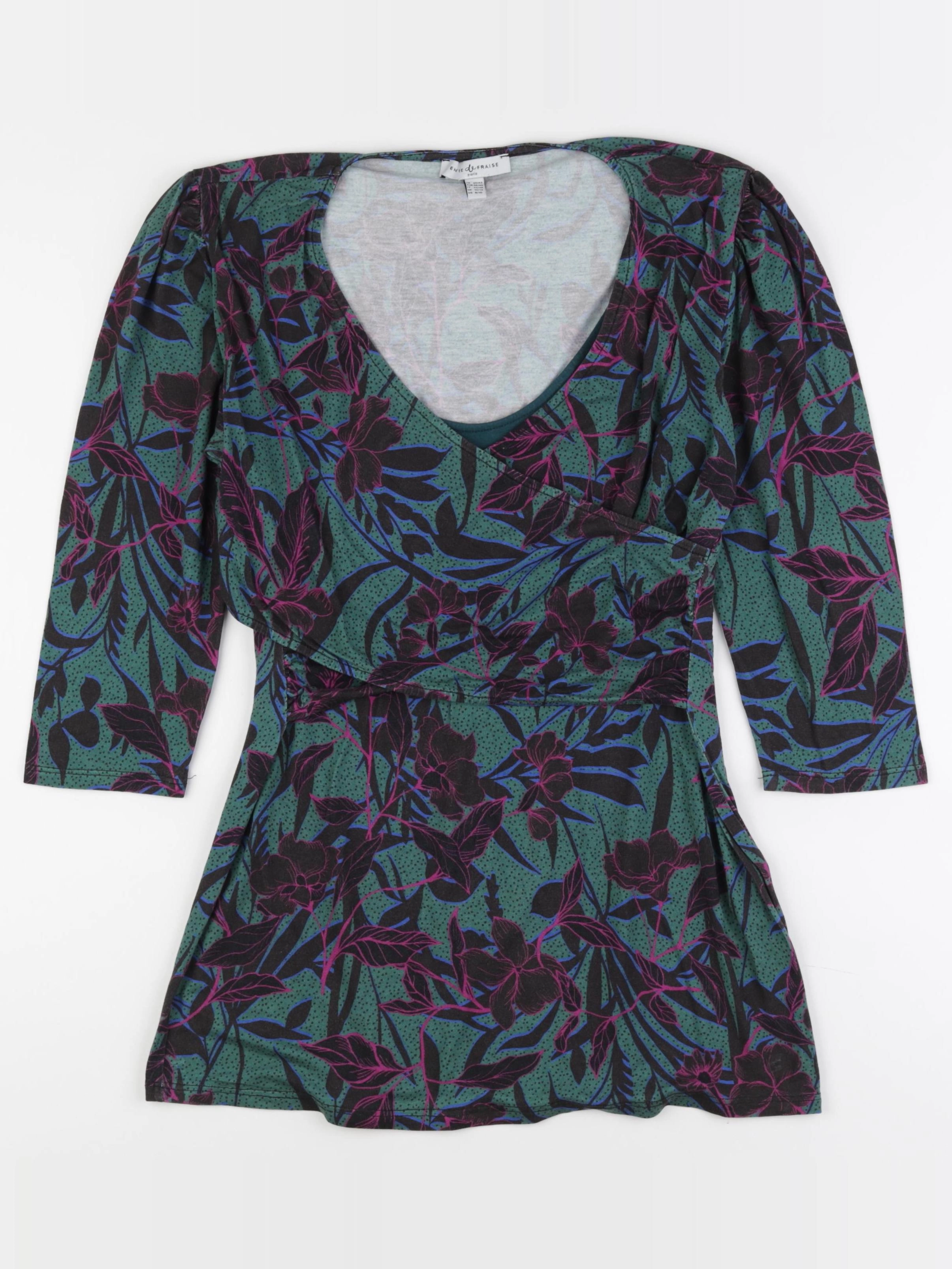 Envie de fraise - tee-shirt grossesse multicolore - 40 à 42