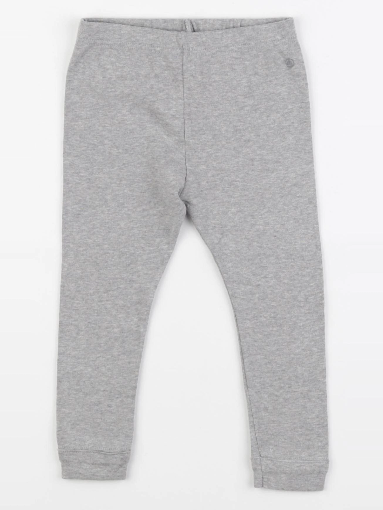 Petit Bateau - legging gris - 24 mois