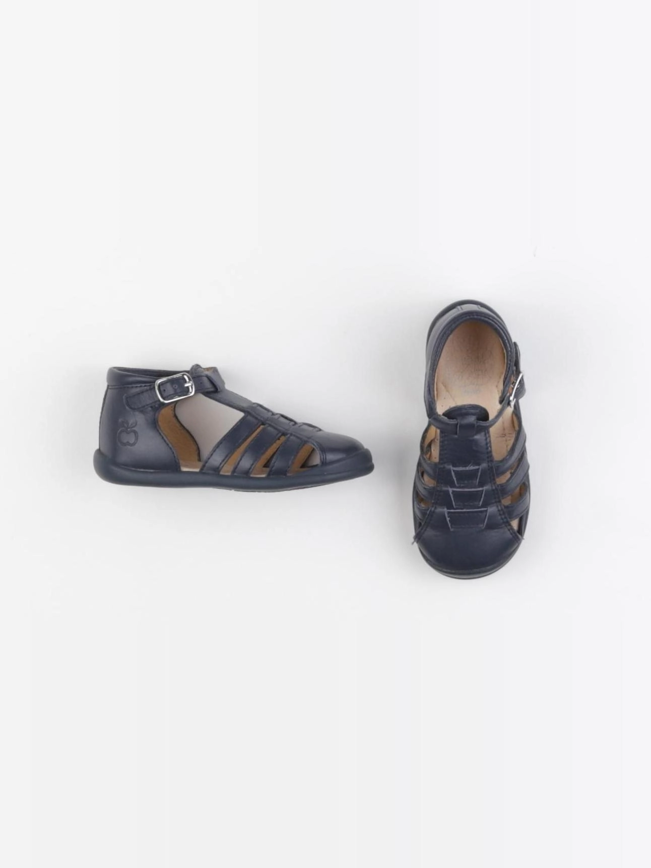 Pom d'Api - sandales bleu - pointure 22