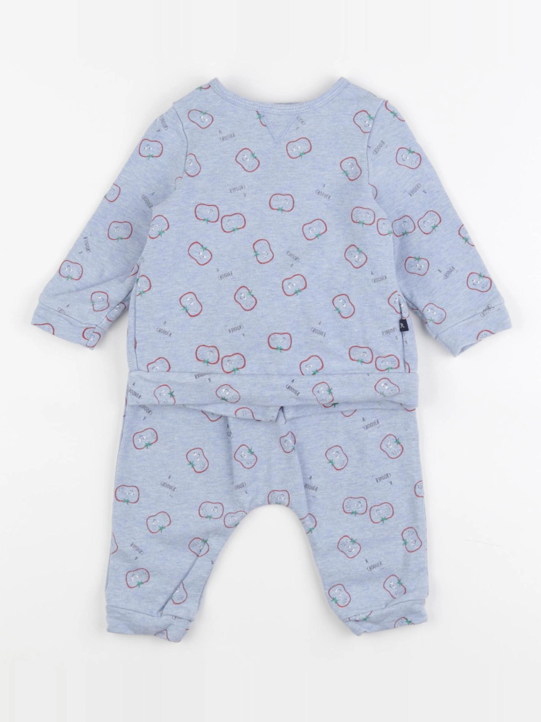 Cadet Rousselle - ensemble bleu - 6 mois